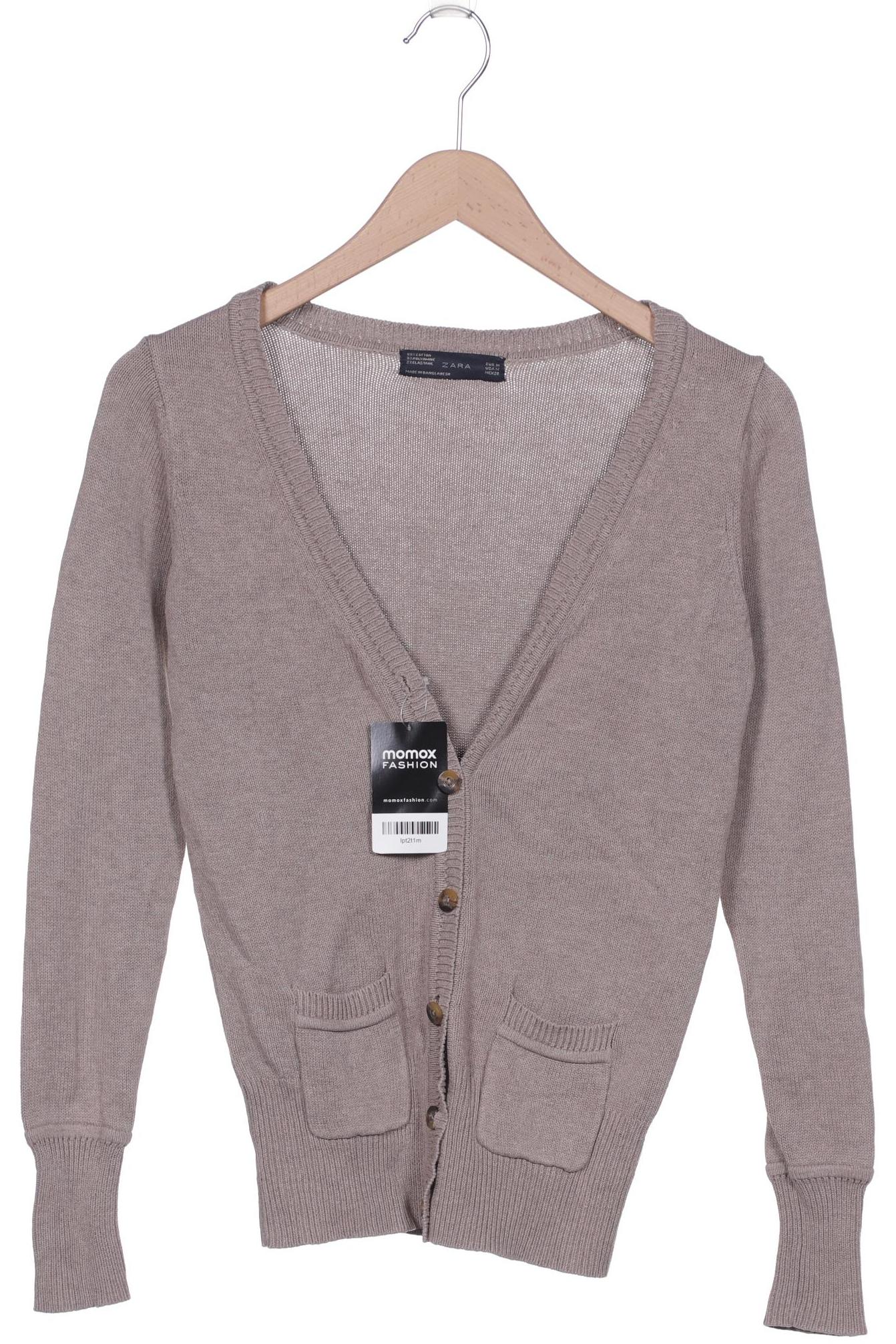 

ZARA Damen Strickjacke, grau