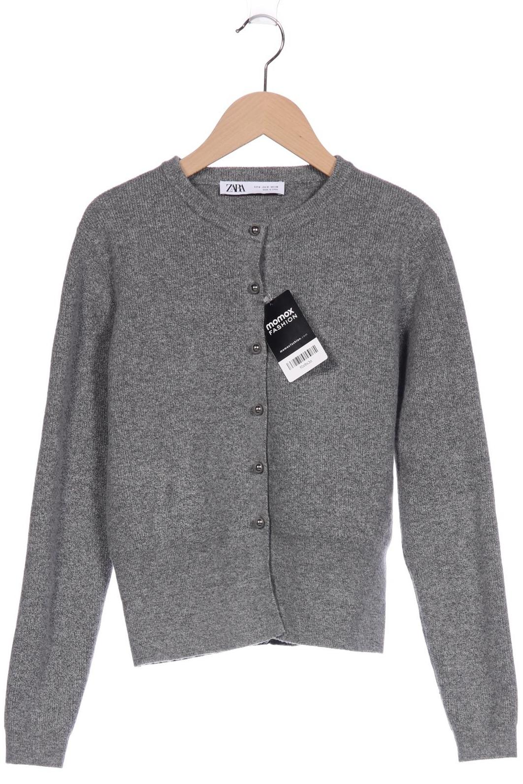 

ZARA Damen Strickjacke, grau