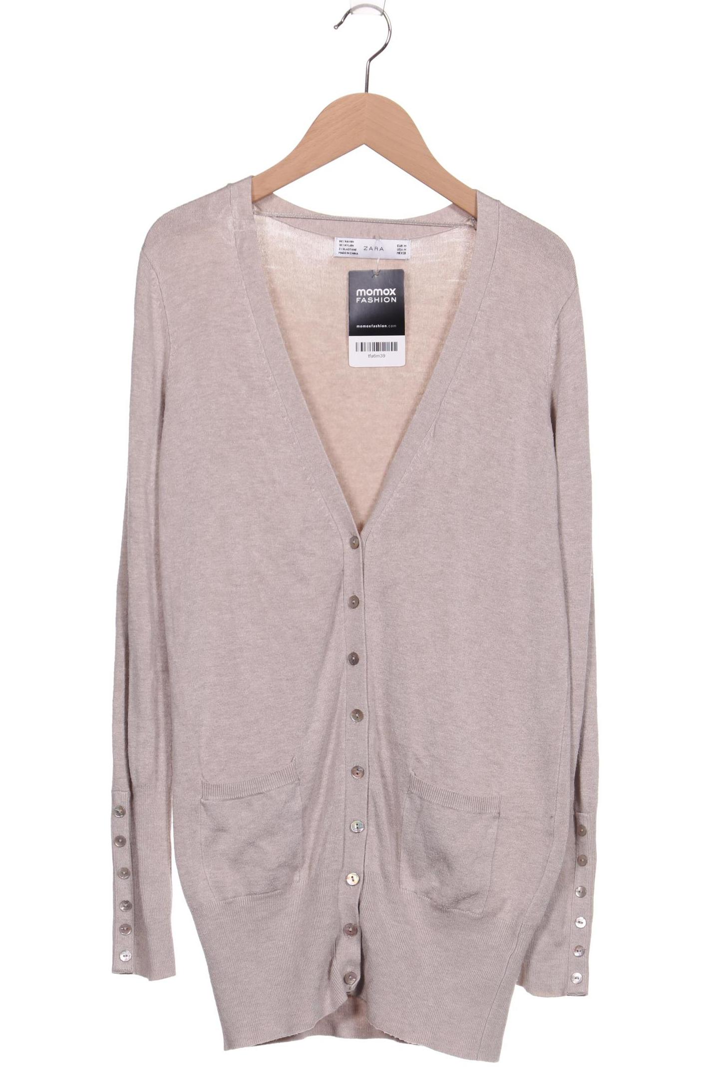 

Zara Damen Strickjacke, beige, Gr. 38