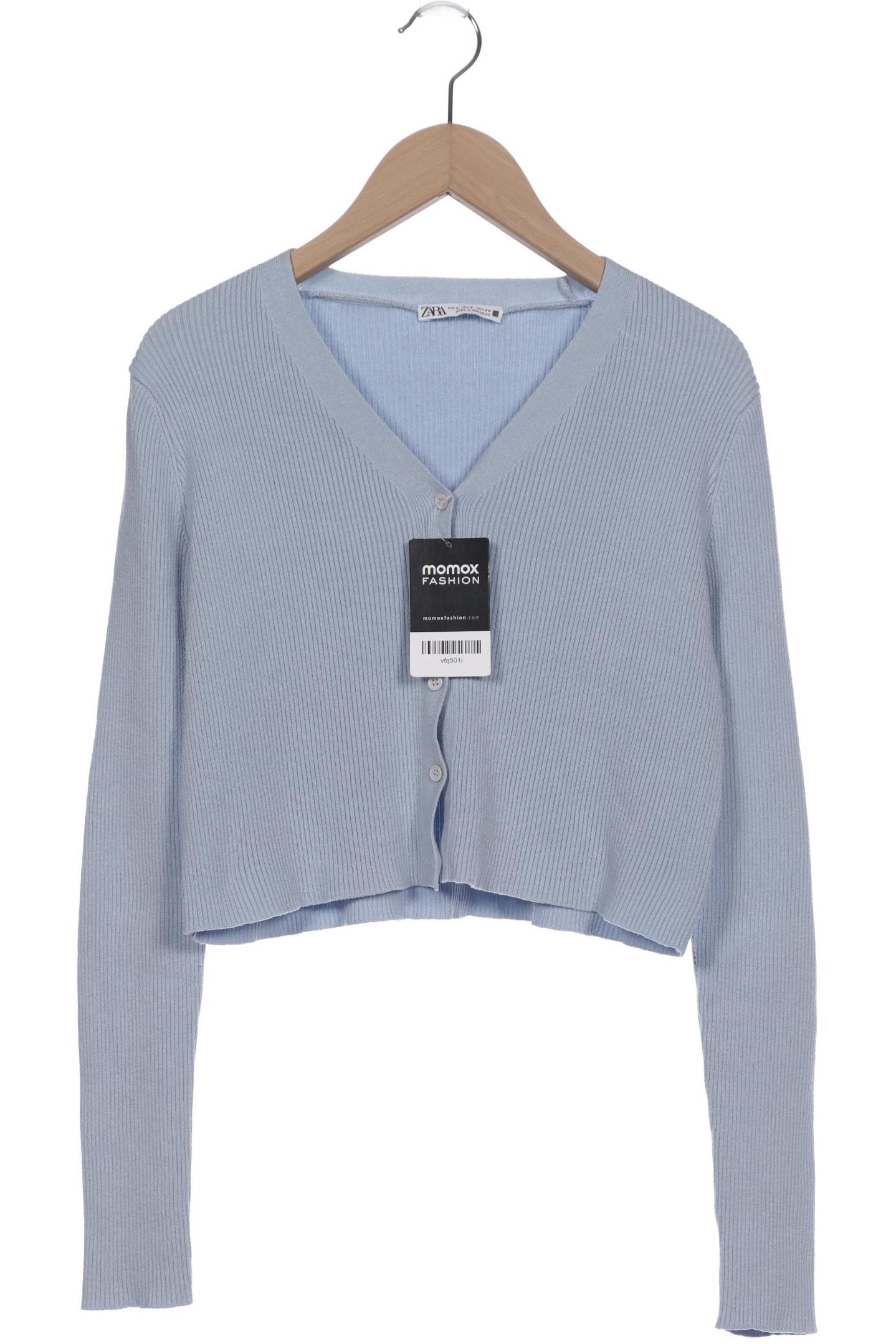 

Zara Damen Strickjacke, hellblau, Gr. 36