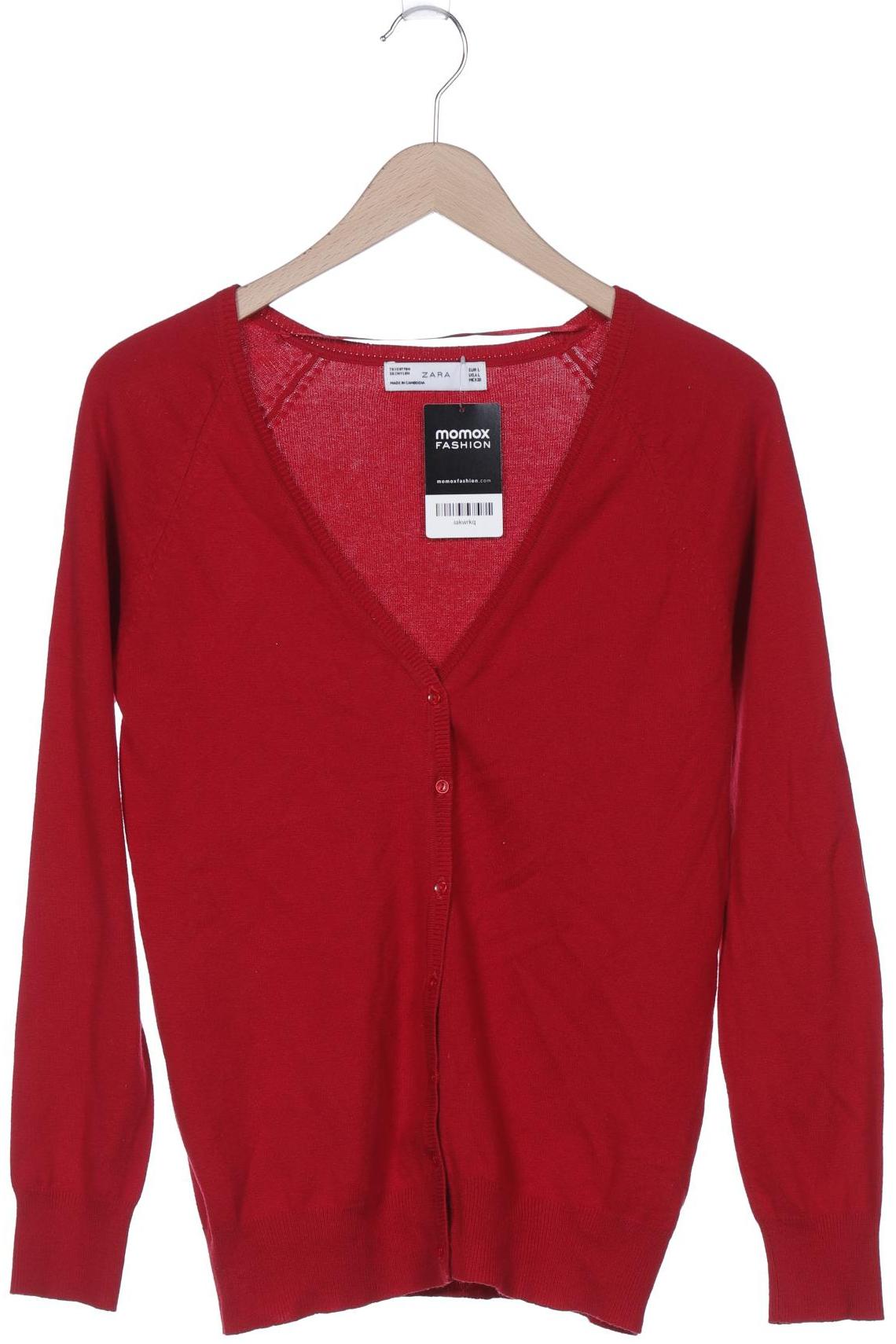 

Zara Damen Strickjacke, rot, Gr. 42