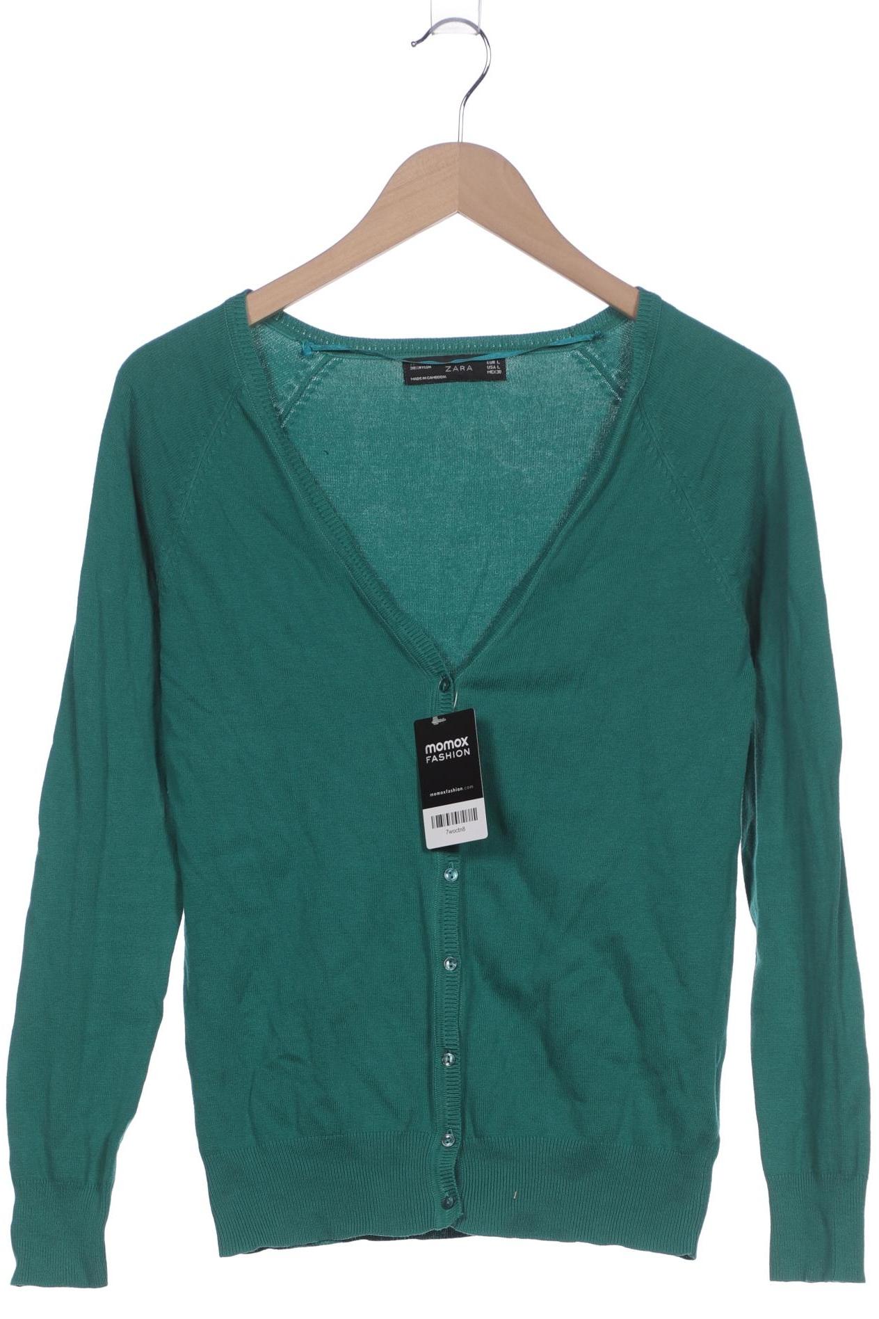 

Zara Damen Strickjacke, türkis, Gr. 42