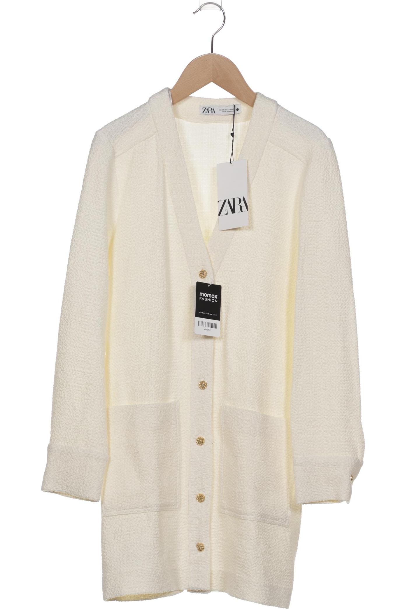 

Zara Damen Strickjacke, cremeweiß, Gr. 34