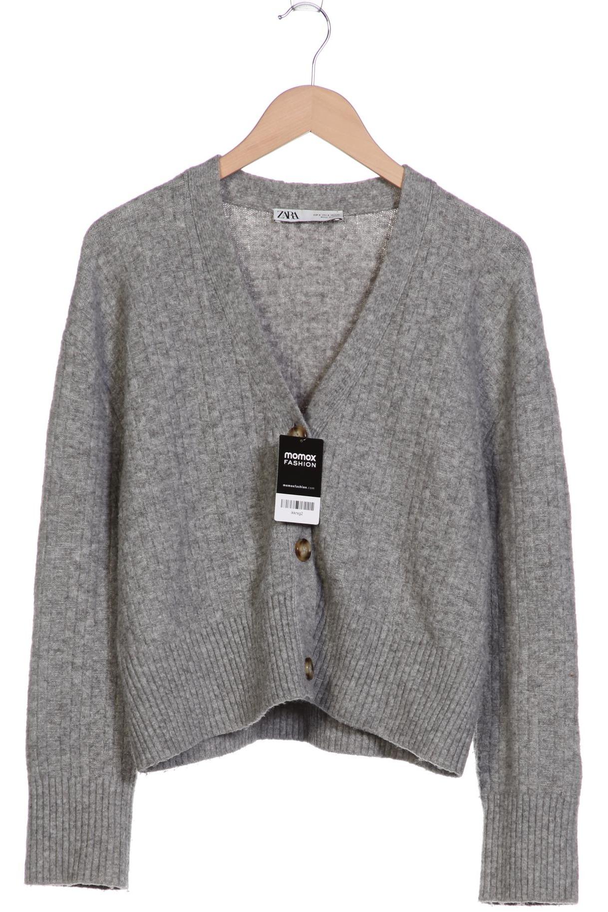 

ZARA Damen Strickjacke, grau