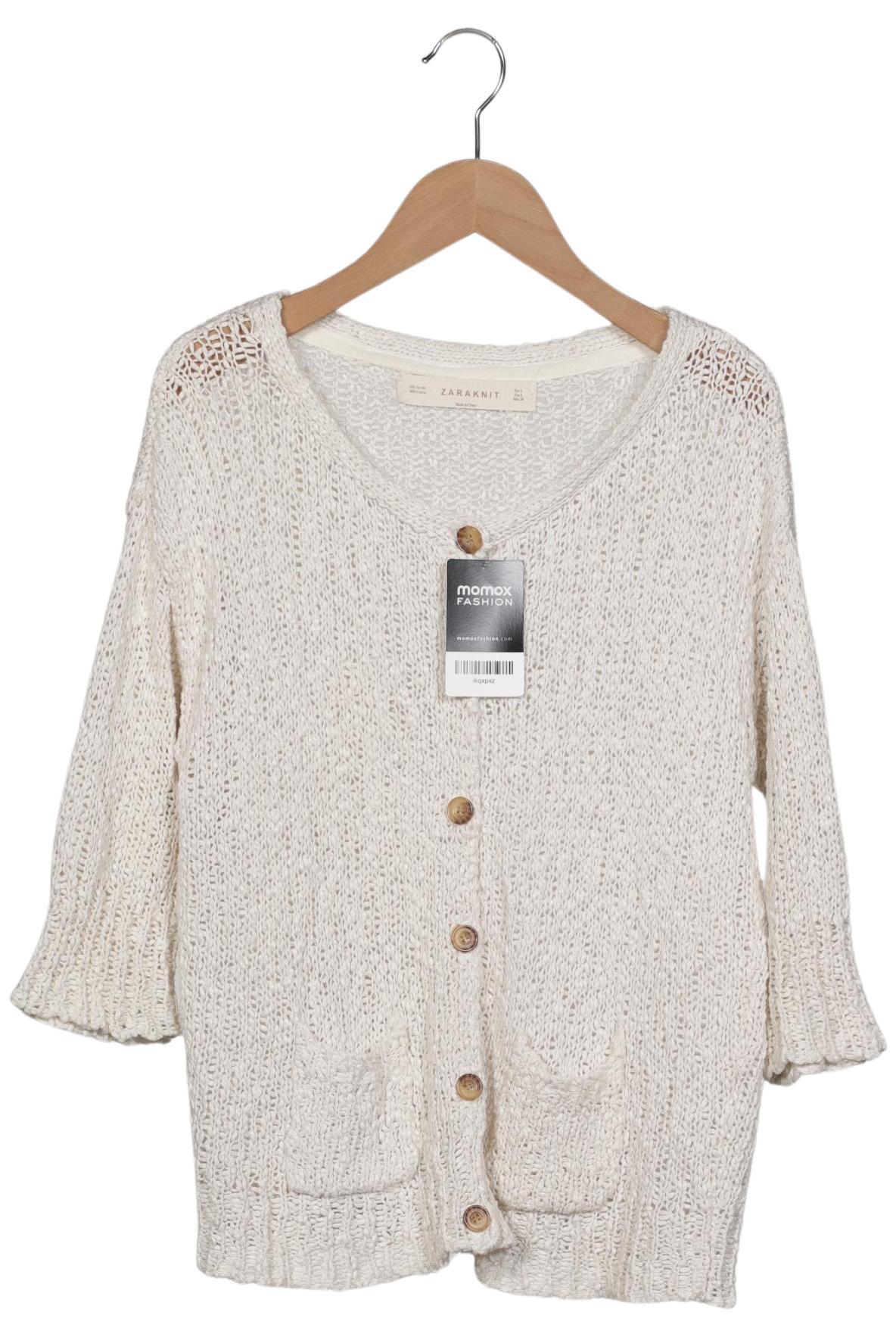 

Zara Damen Strickjacke, cremeweiß, Gr. 42