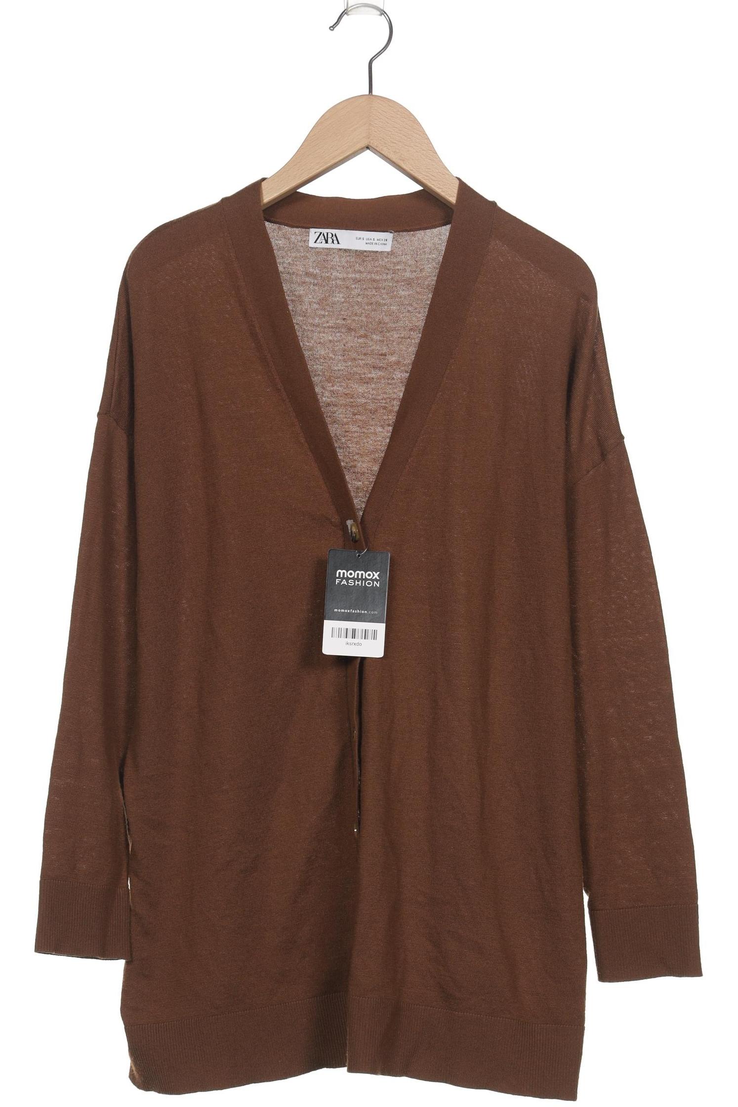 

Zara Damen Strickjacke, braun, Gr. 36