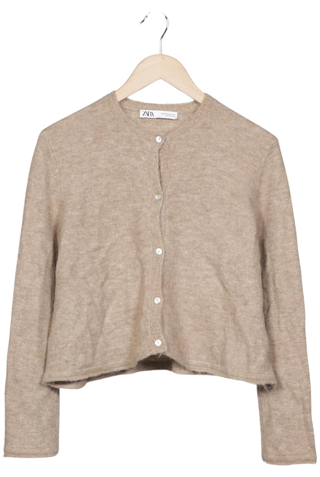 

Zara Damen Strickjacke, beige, Gr. 38