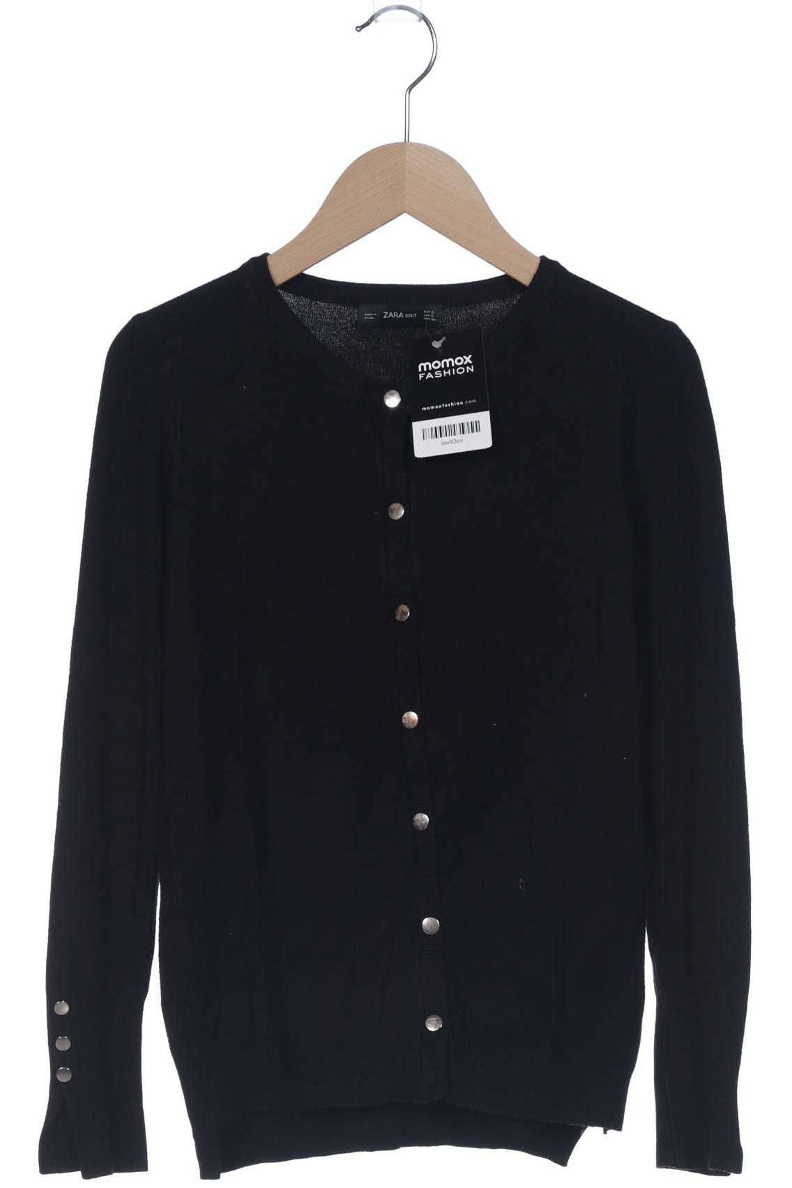 

ZARA Damen Strickjacke, schwarz