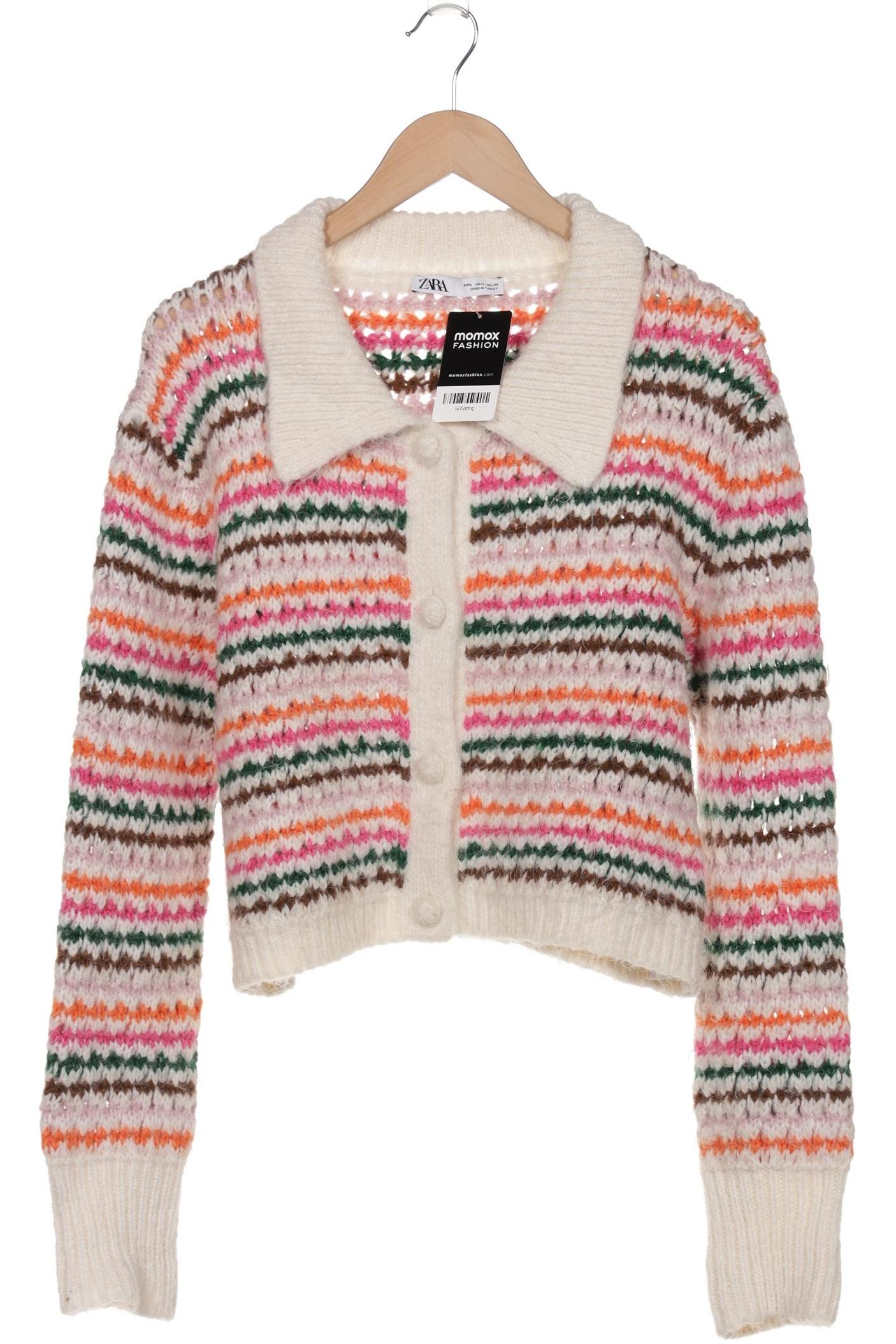 

Zara Damen Strickjacke, weiß, Gr. 42