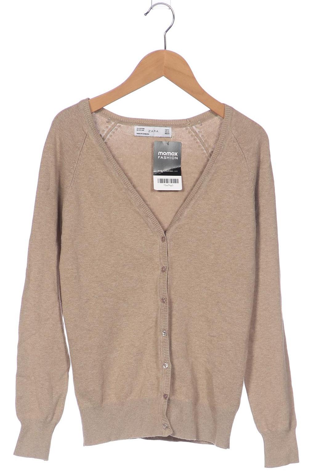 

Zara Damen Strickjacke, beige, Gr. 38
