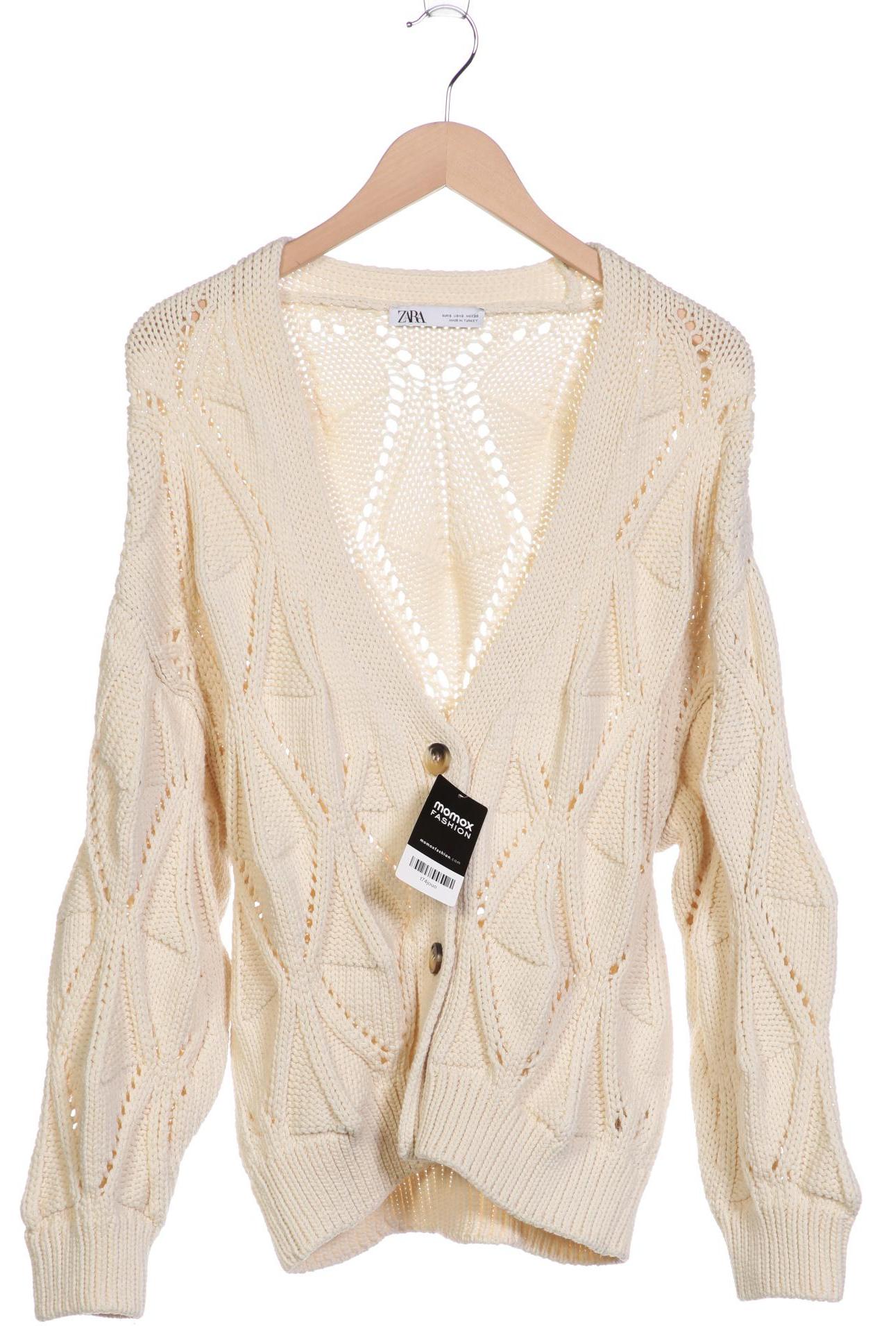 

ZARA Damen Strickjacke, beige
