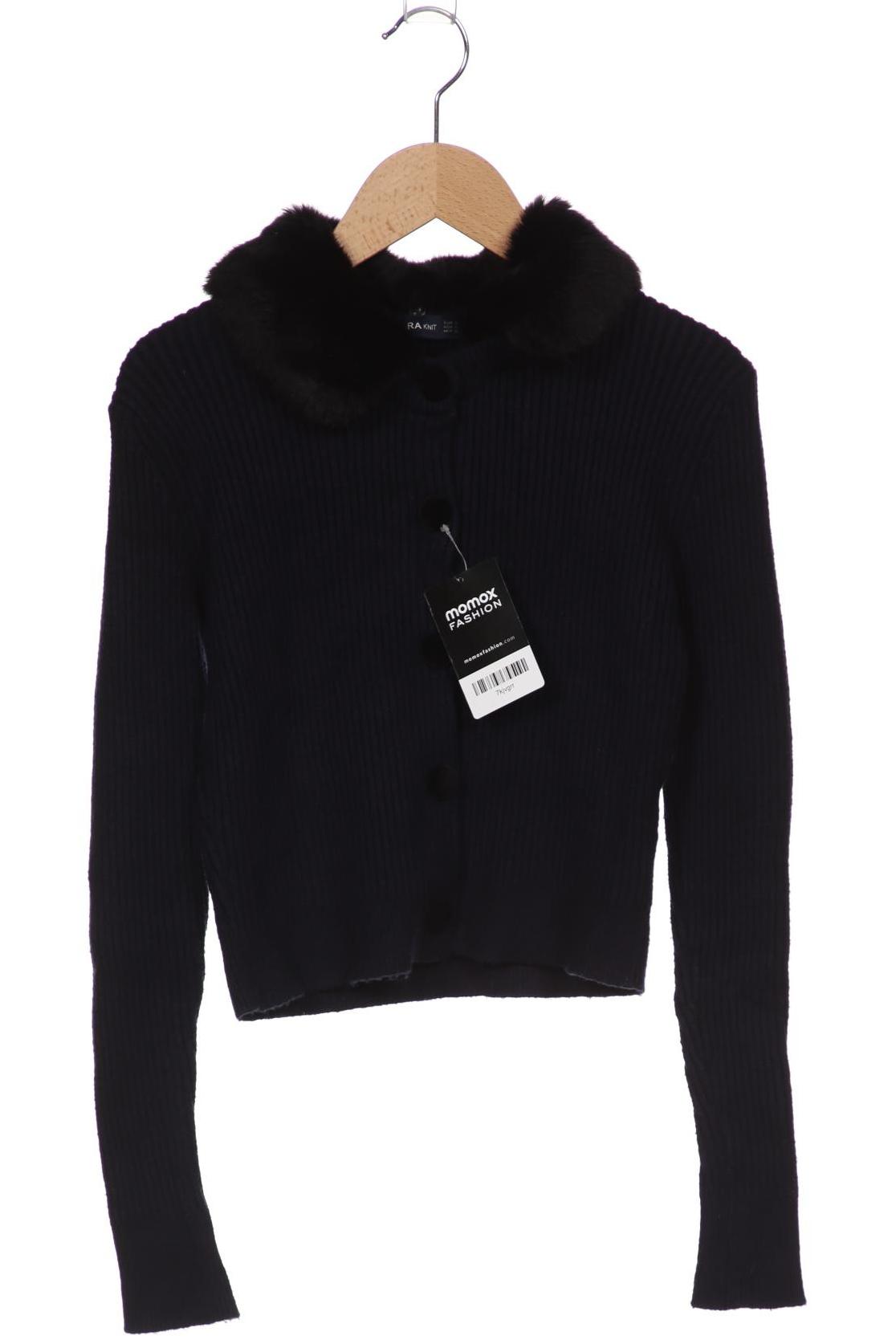 

ZARA Damen Strickjacke, marineblau