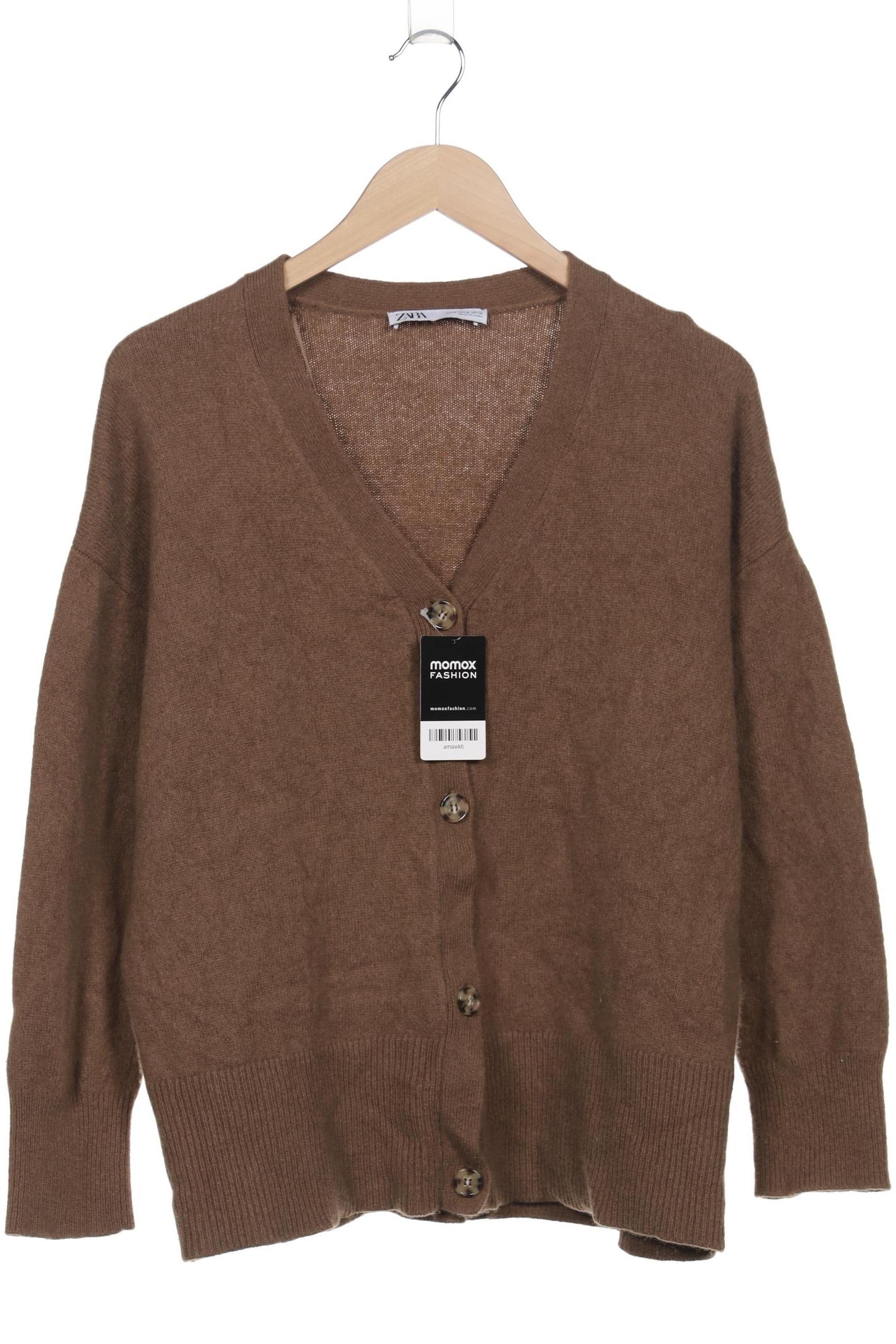 

Zara Damen Strickjacke, braun, Gr. 38