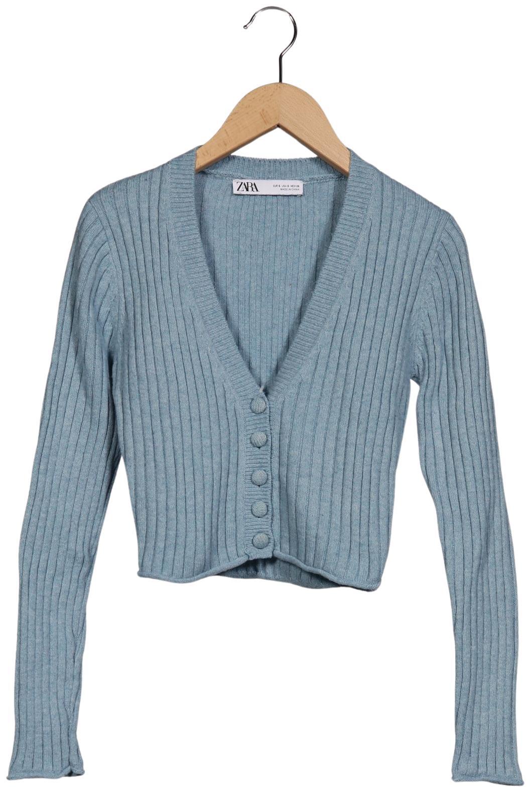 

Zara Damen Strickjacke, hellblau, Gr. 36