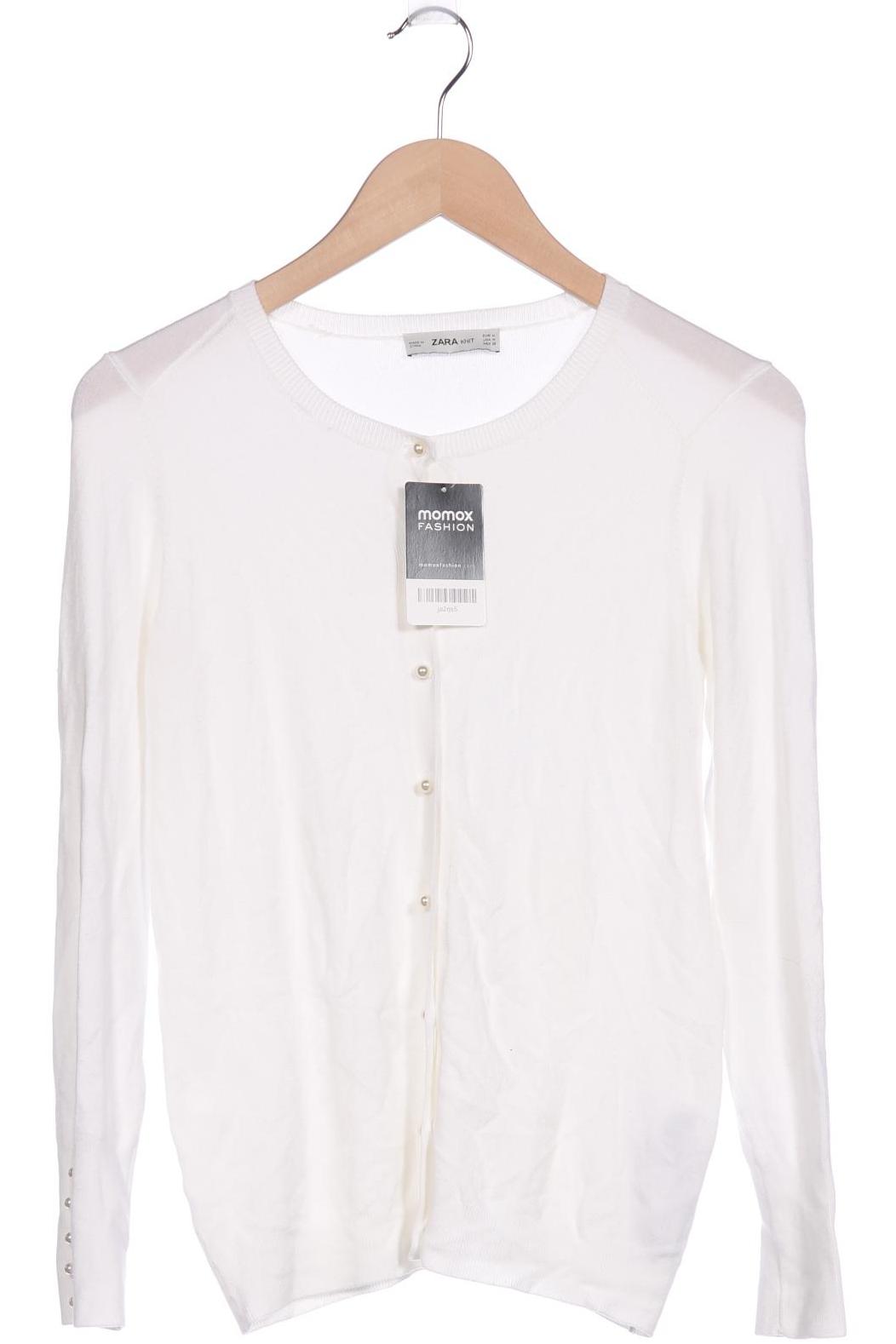 

Zara Damen Strickjacke, weiß, Gr. 38