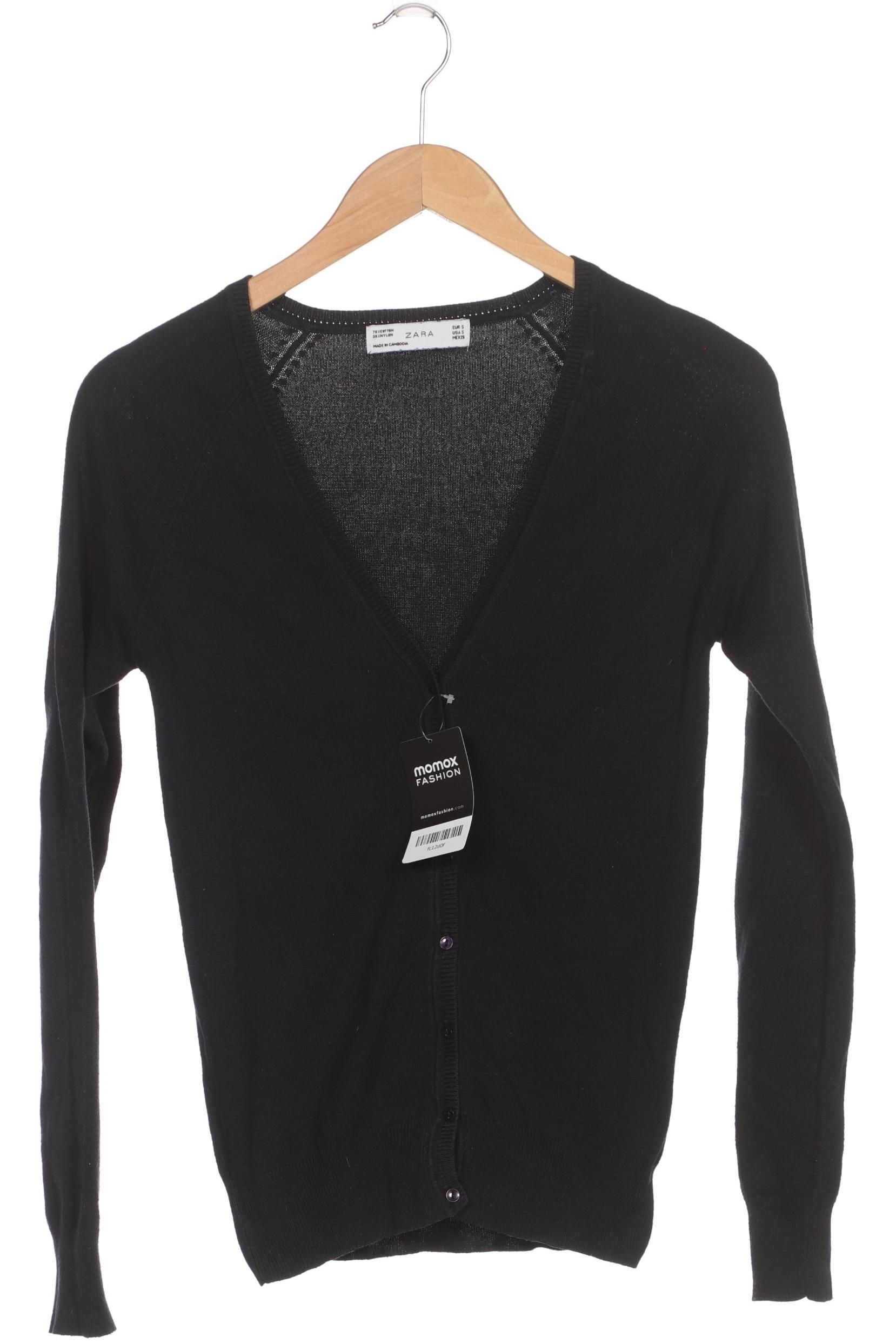 

ZARA Damen Strickjacke, marineblau