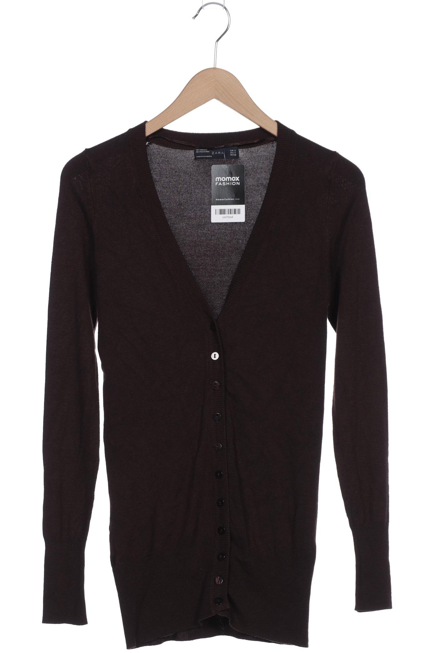 

Zara Damen Strickjacke, braun, Gr. 36