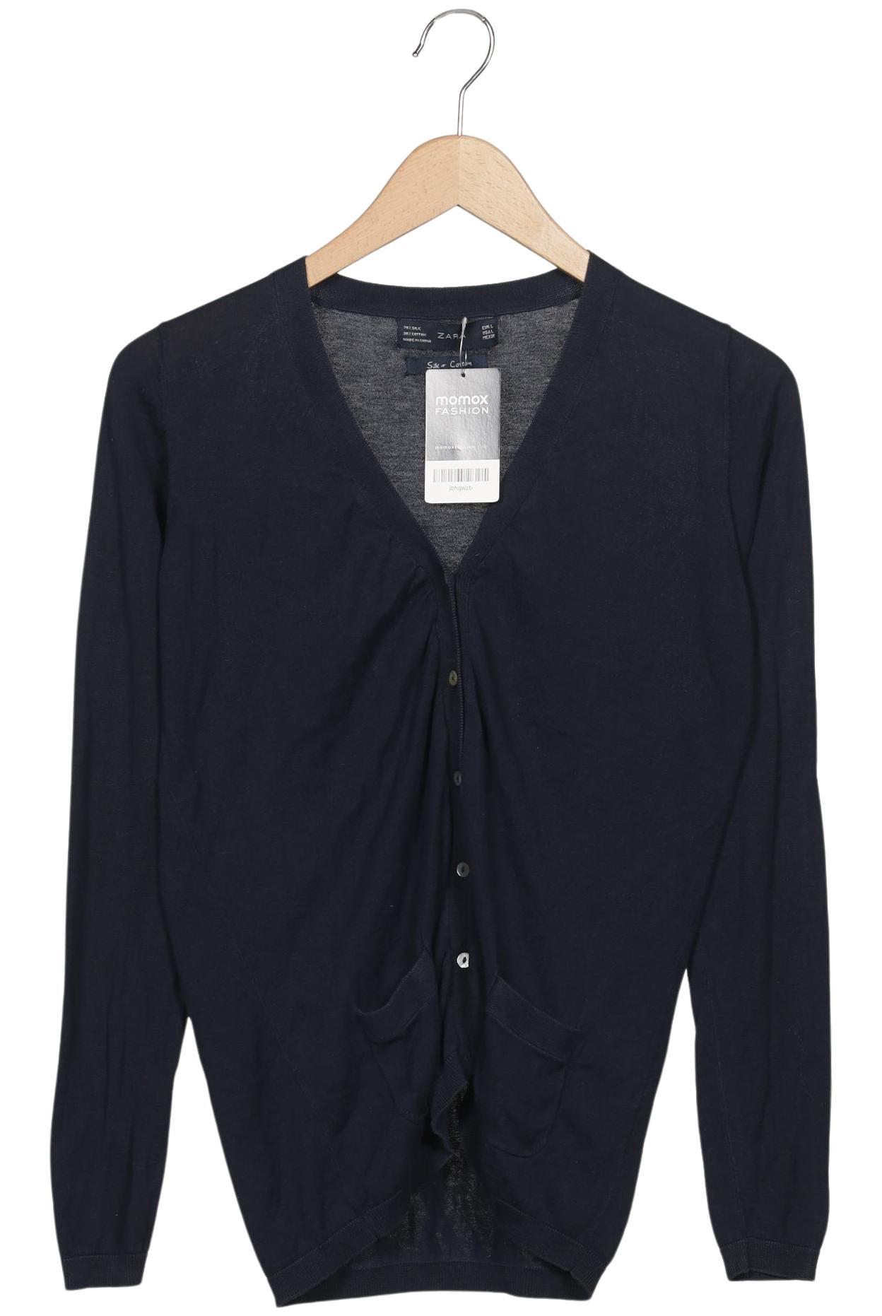 

Zara Damen Strickjacke, marineblau, Gr. 42