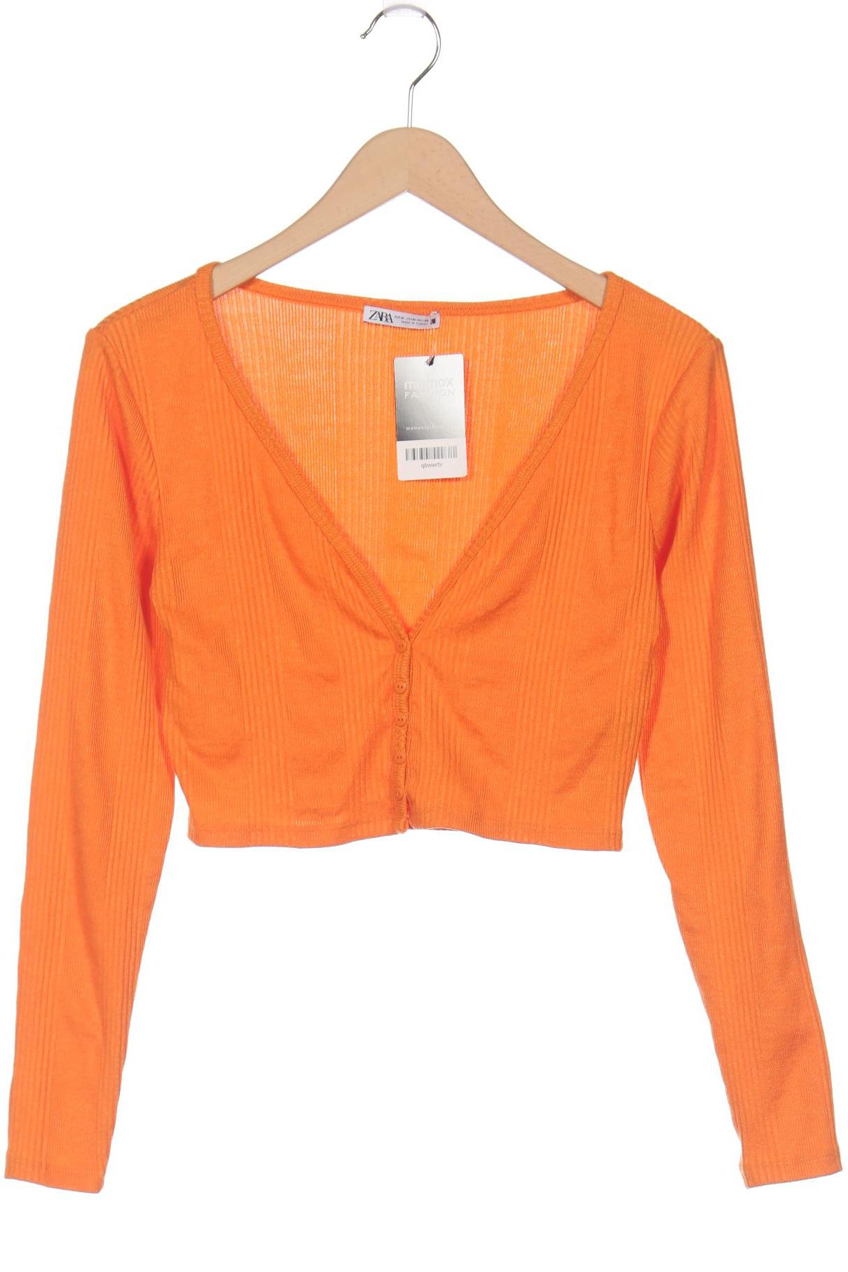 

Zara Damen Strickjacke, orange, Gr. 38