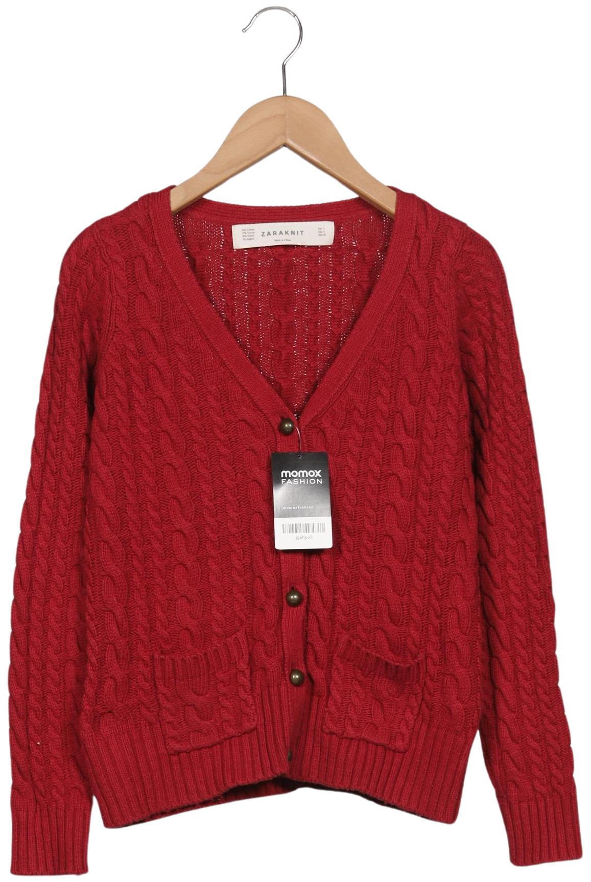 

Zara Damen Strickjacke, rot, Gr. 36