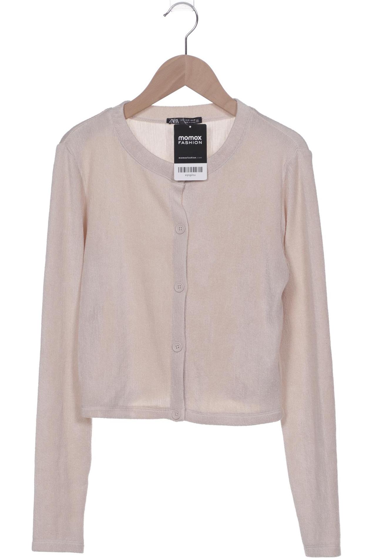 

Zara Damen Strickjacke, cremeweiß, Gr. 36