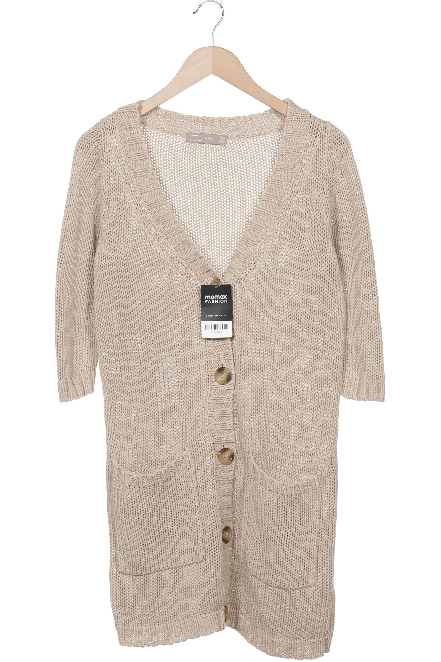 

Zara Damen Strickjacke, beige, Gr. 38