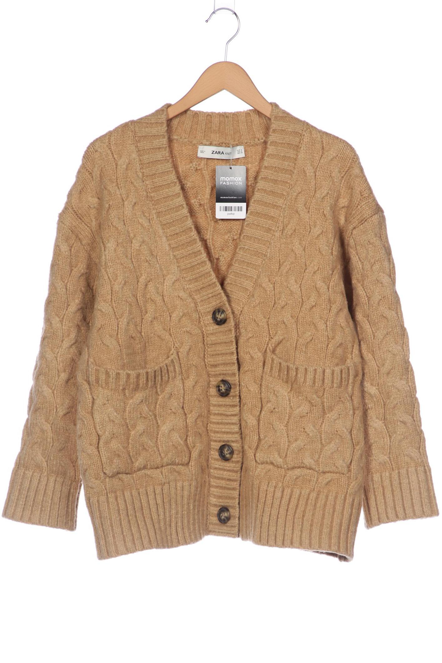 

Zara Damen Strickjacke, beige, Gr. 36