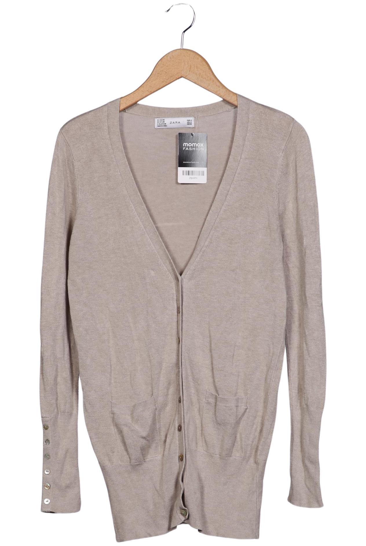 

Zara Damen Strickjacke, beige, Gr. 38