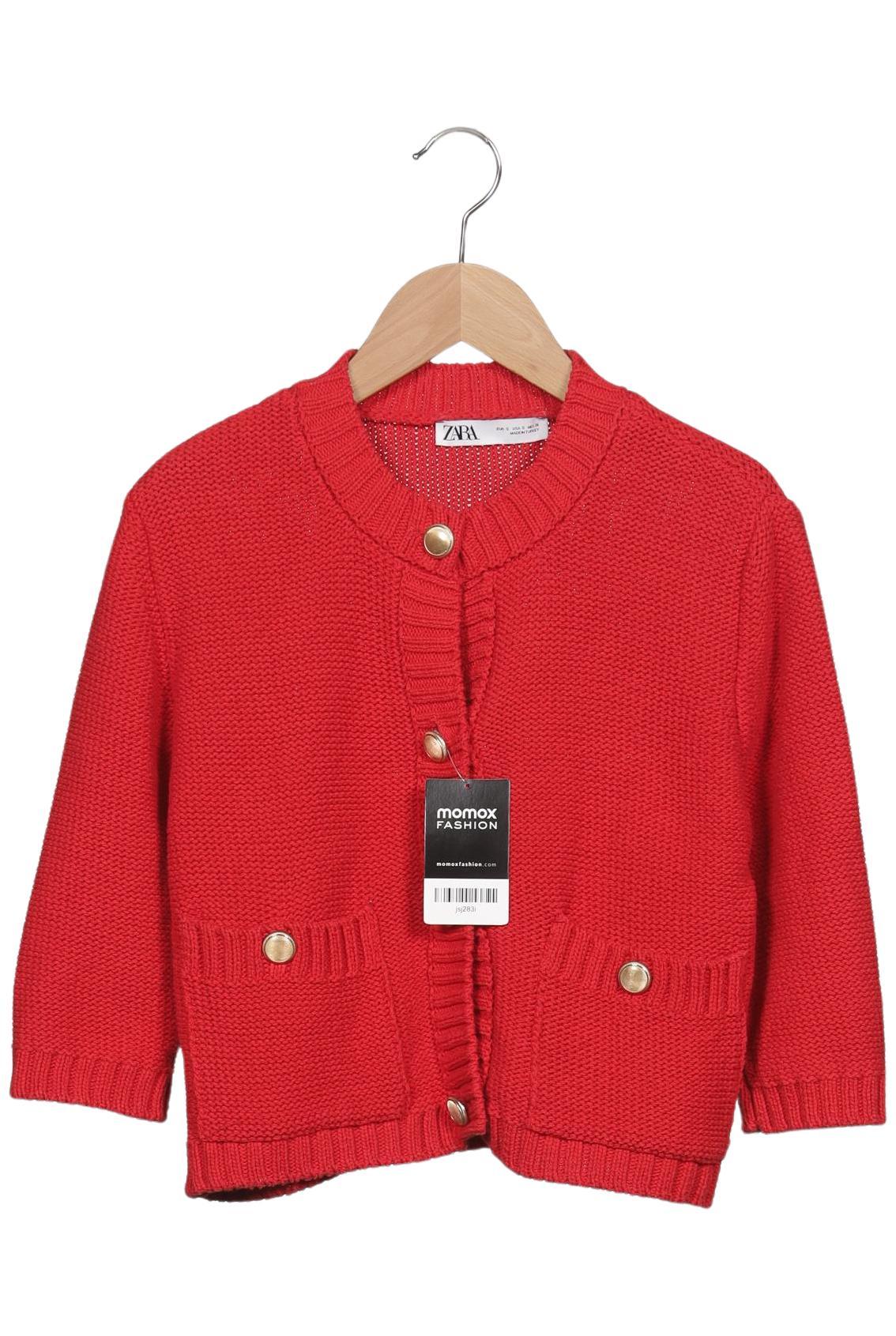 

Zara Damen Strickjacke, rot, Gr. 36