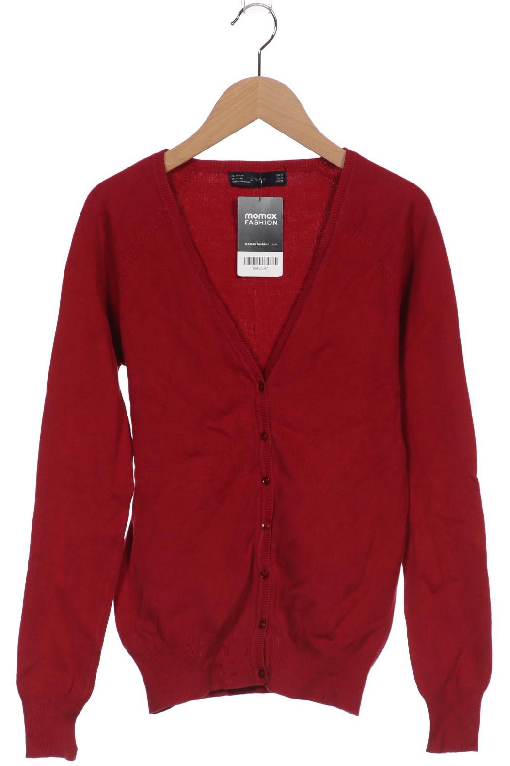 

Zara Damen Strickjacke, rot, Gr. 36