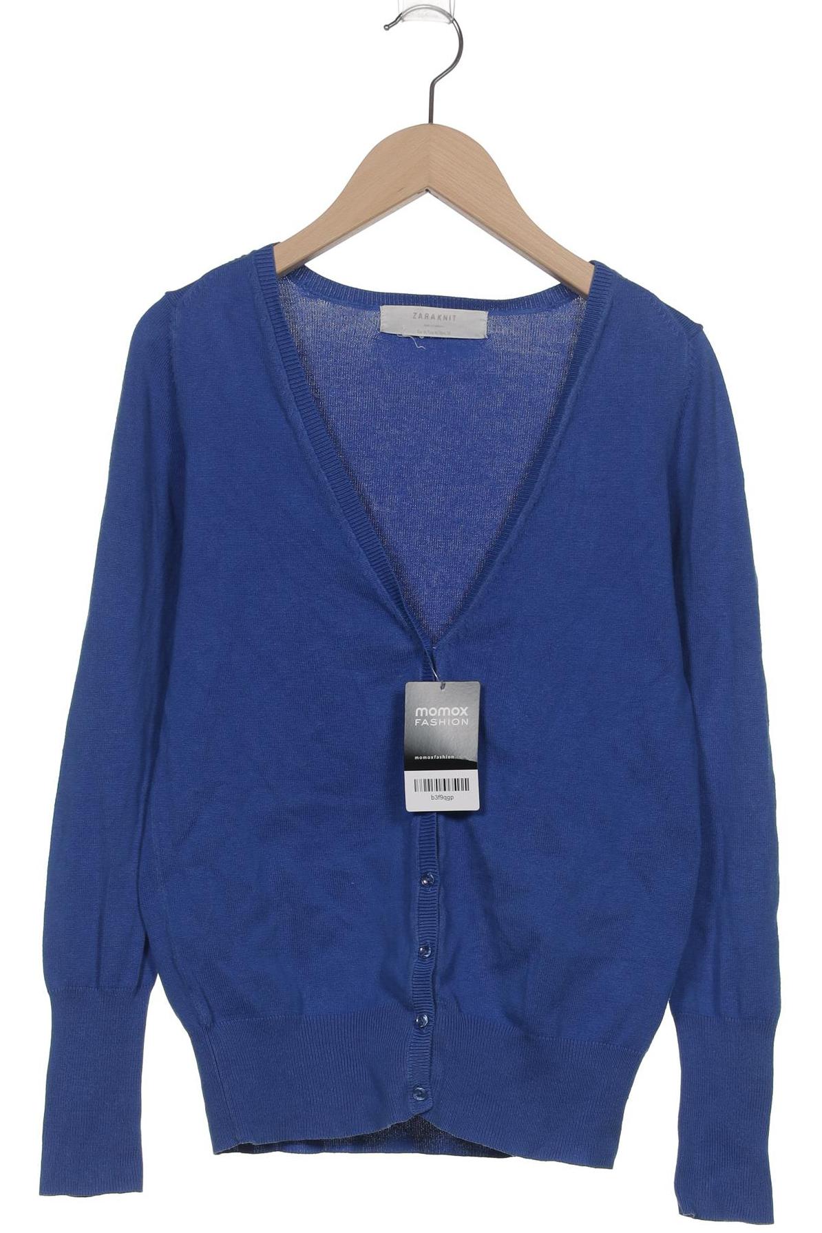 

Zara Damen Strickjacke, blau, Gr. 34