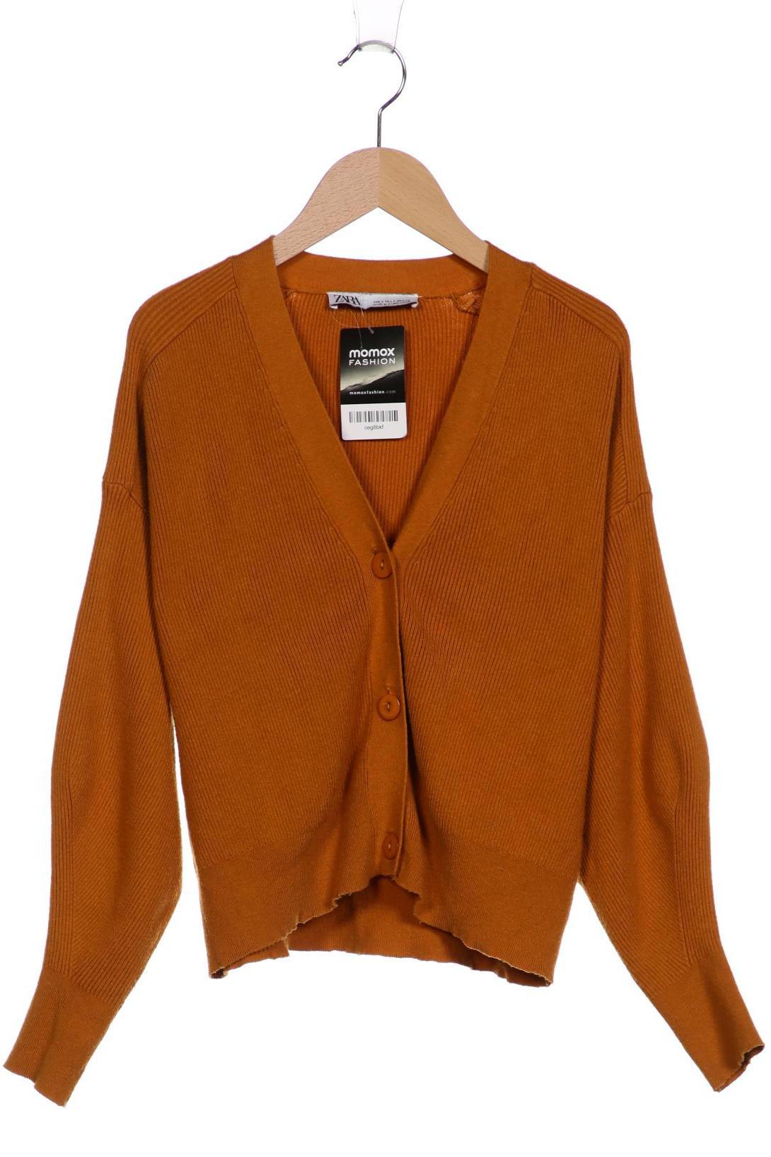 

Zara Damen Strickjacke, orange, Gr. 36