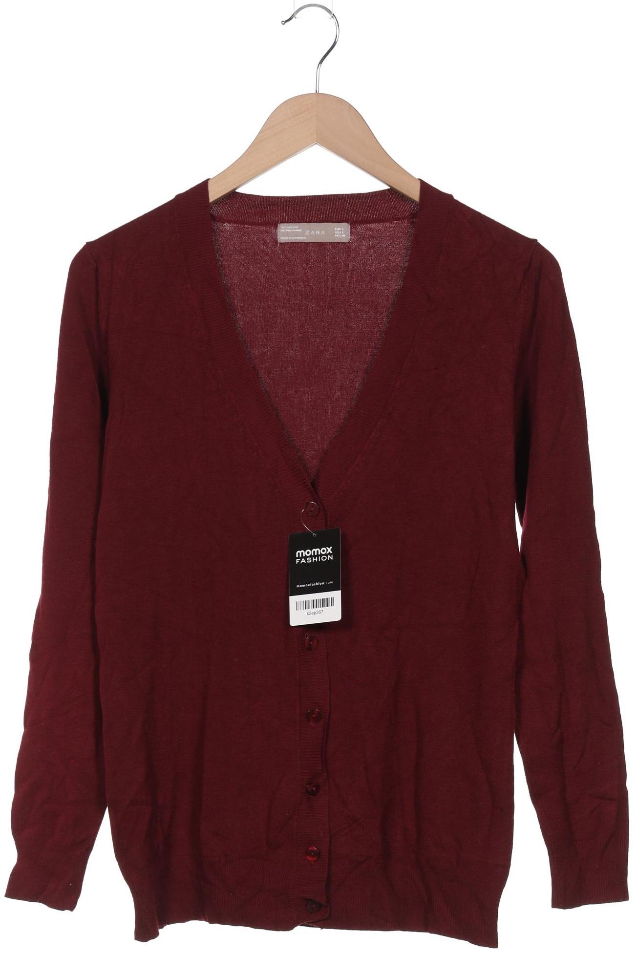 

Zara Damen Strickjacke, bordeaux, Gr. 42