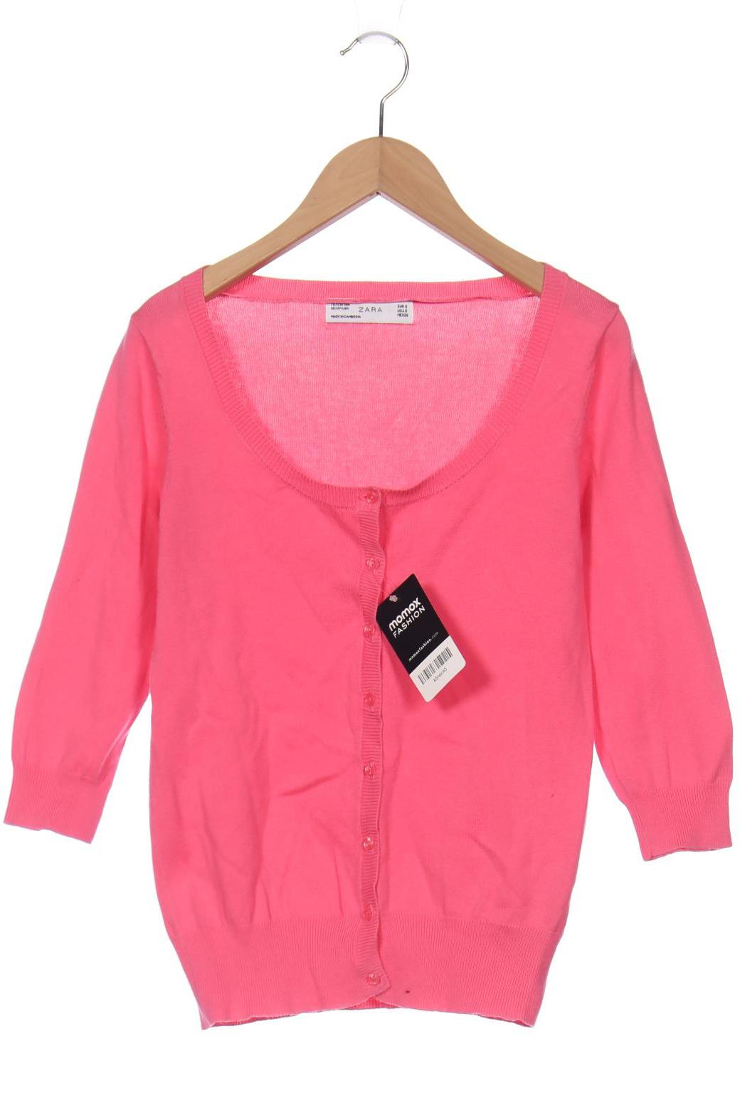 

ZARA Damen Strickjacke, pink