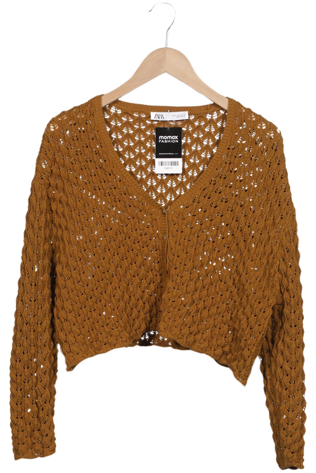 

Zara Damen Strickjacke, braun, Gr. 36