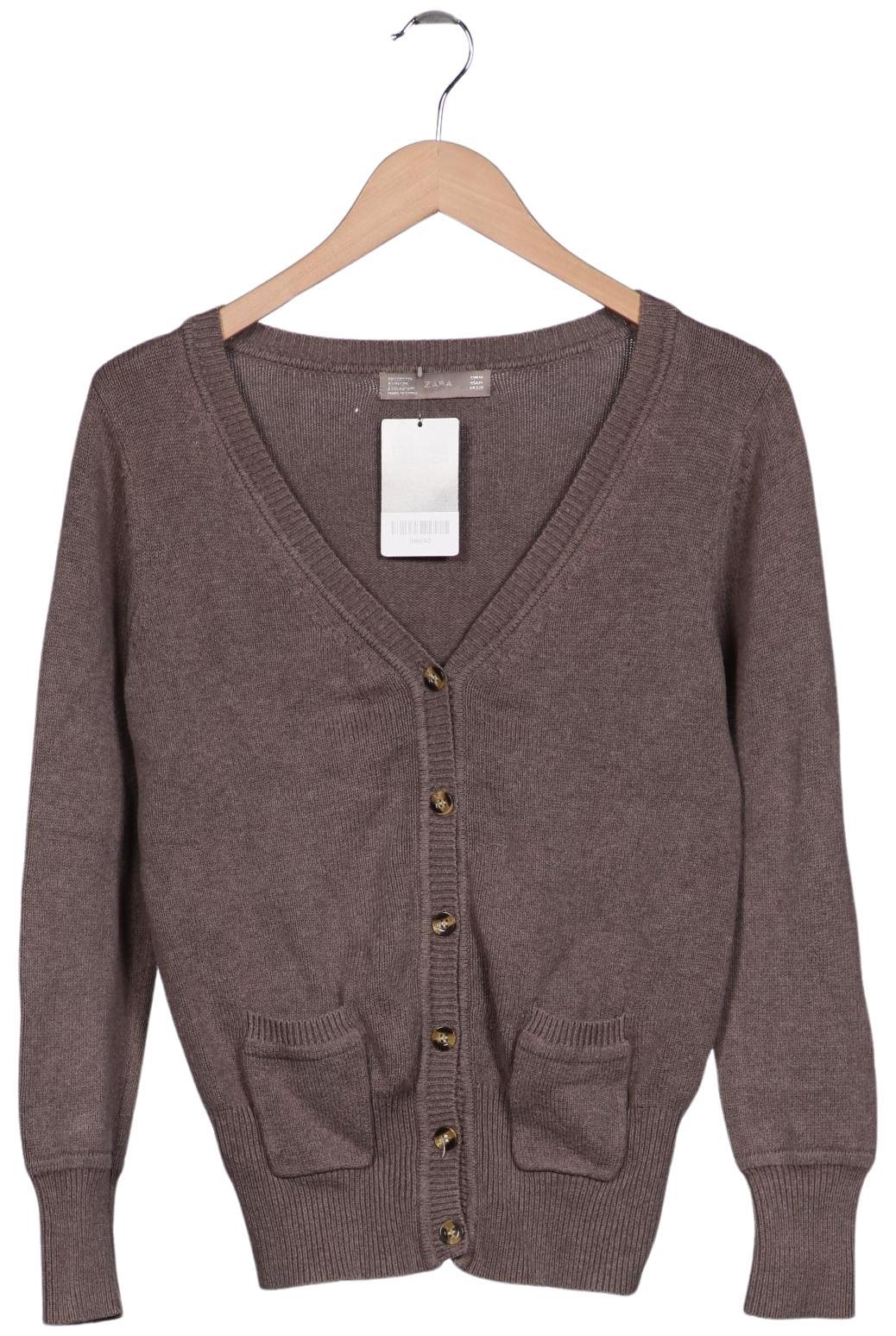 

Zara Damen Strickjacke, braun, Gr. 38