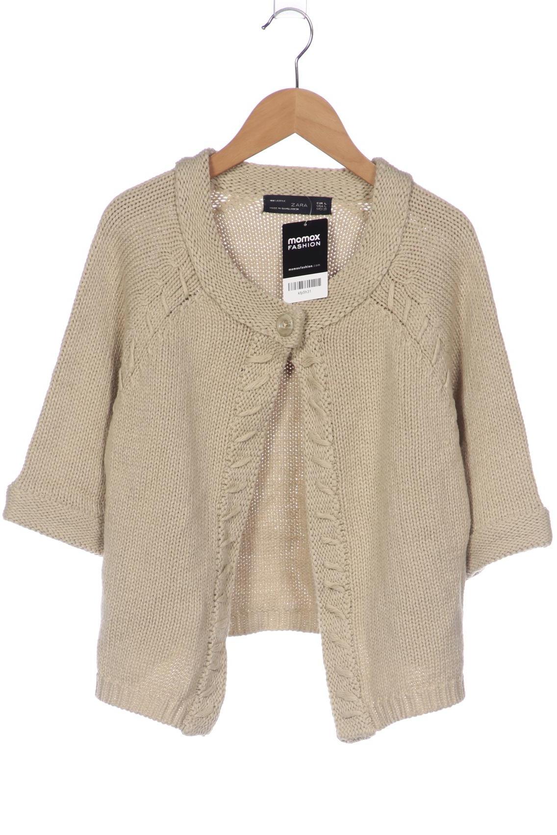 

Zara Damen Strickjacke, beige, Gr. 42