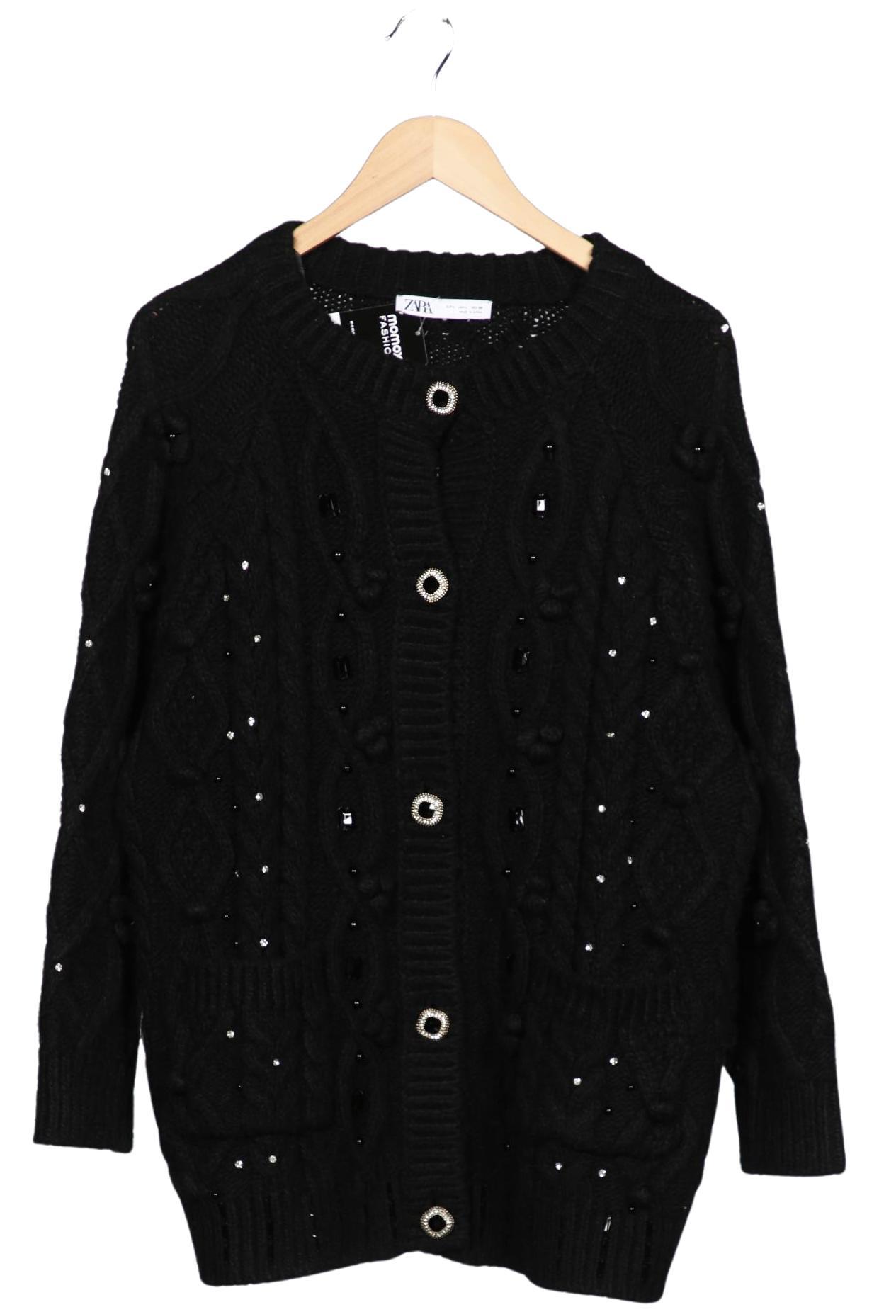 

Zara Damen Strickjacke, schwarz, Gr. 42