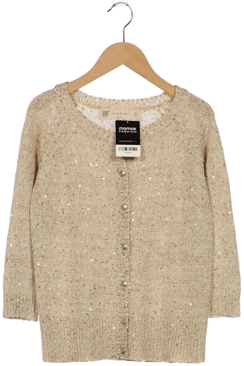 

Zara Damen Strickjacke, beige, Gr. 36