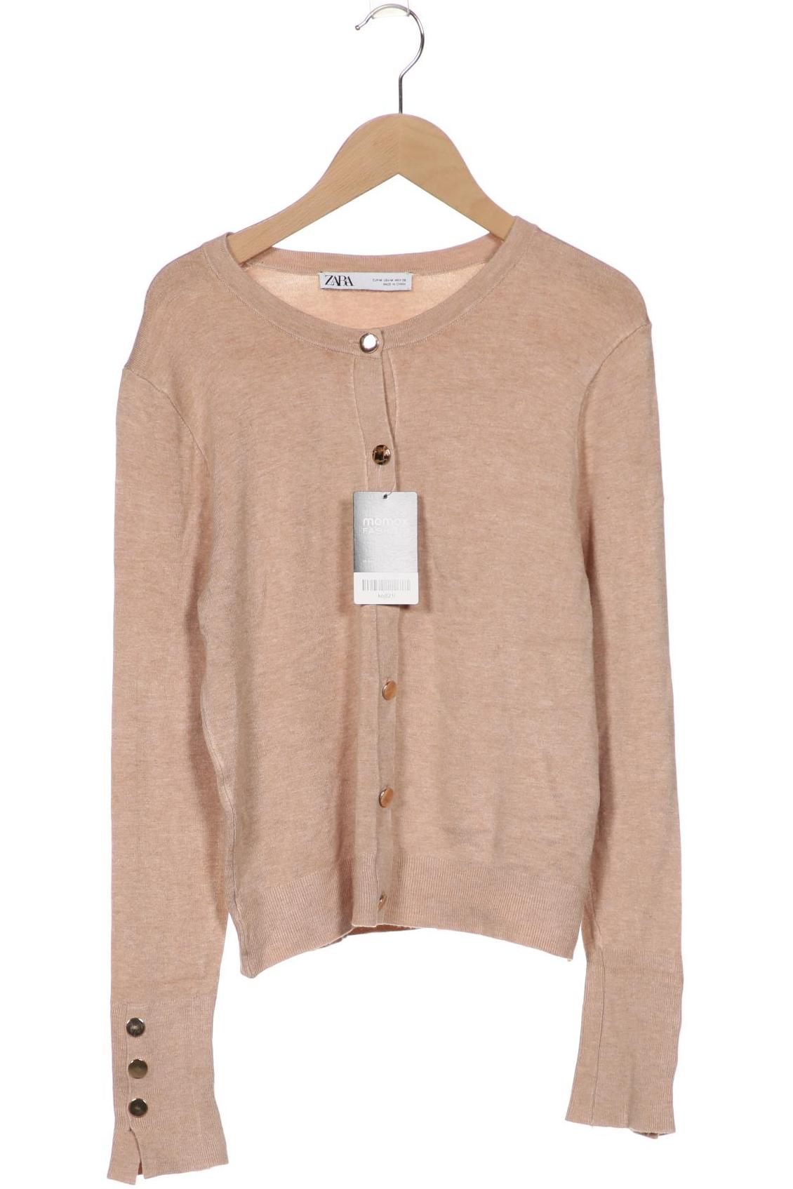 

ZARA Damen Strickjacke, beige