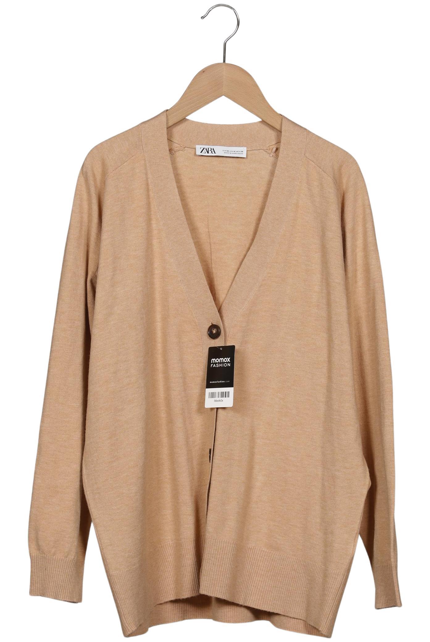 

Zara Damen Strickjacke, beige, Gr. 38
