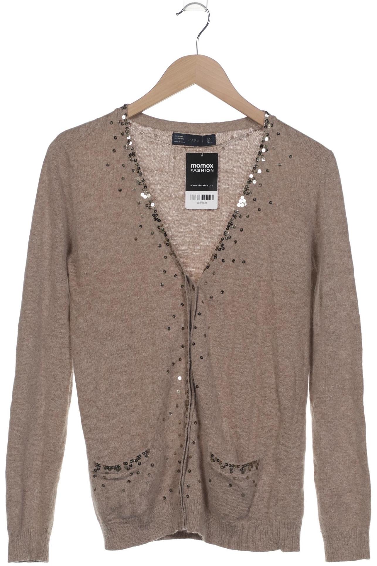 

Zara Damen Strickjacke, beige, Gr. 42