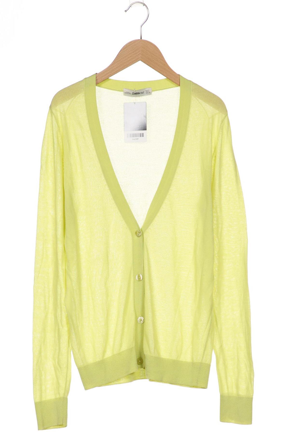 

ZARA Damen Strickjacke, hellgrün