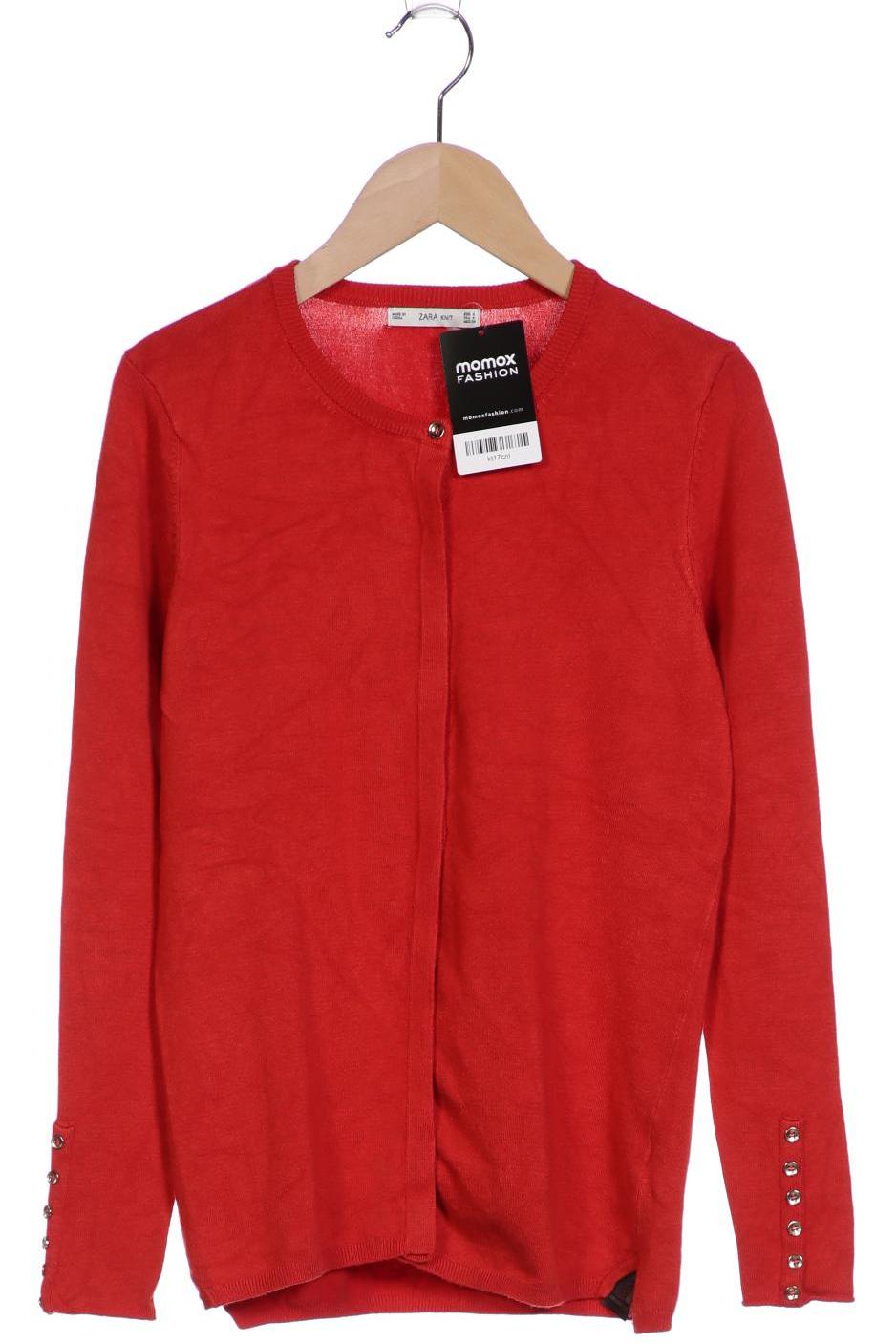 

ZARA Damen Strickjacke, rot