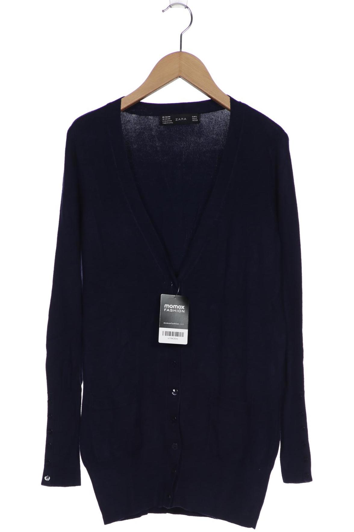 

Zara Damen Strickjacke, marineblau, Gr. 42