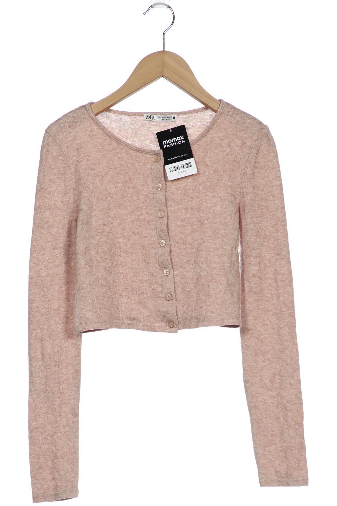 

ZARA Damen Strickjacke, beige