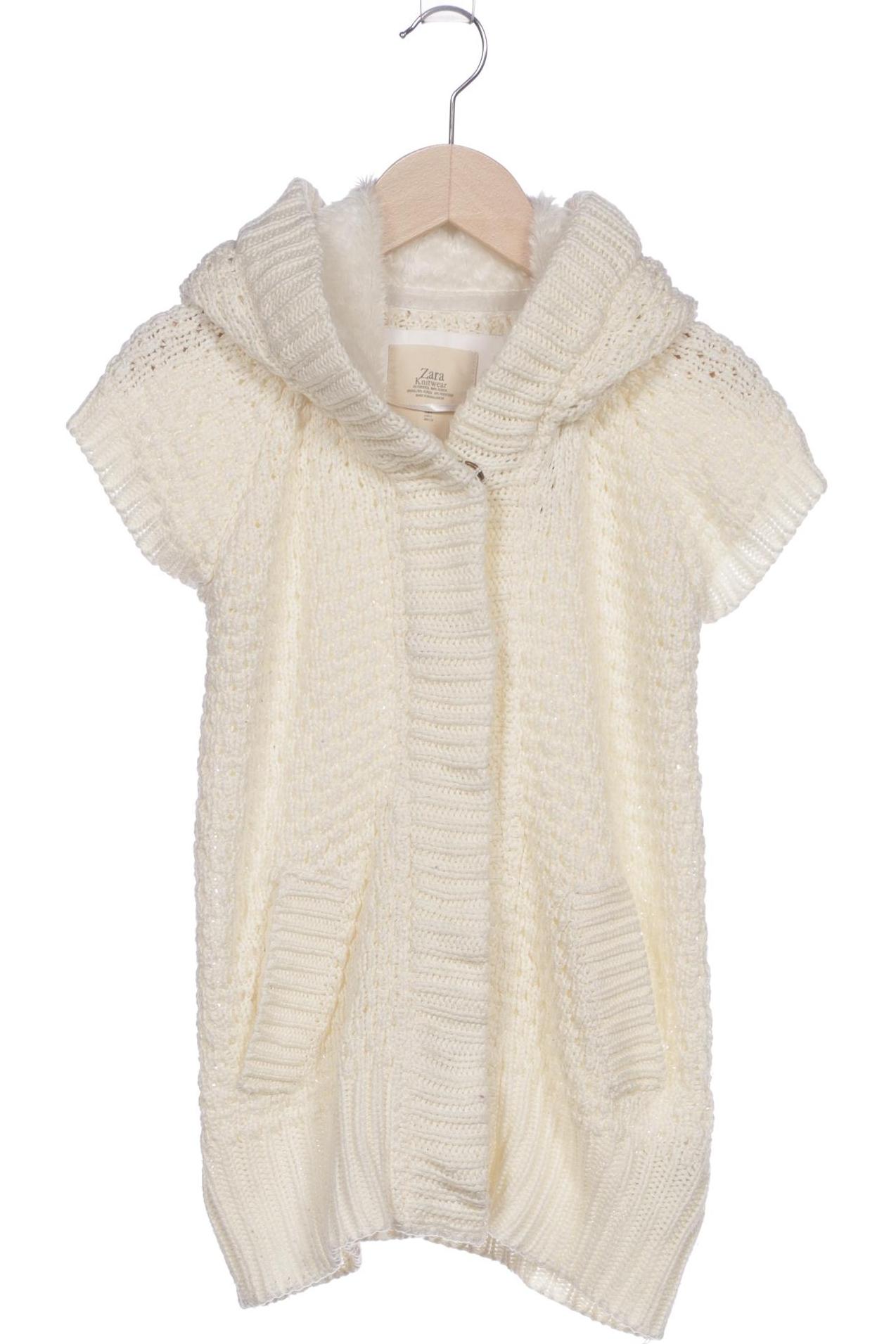 

Zara Damen Strickjacke, cremeweiß, Gr. 36