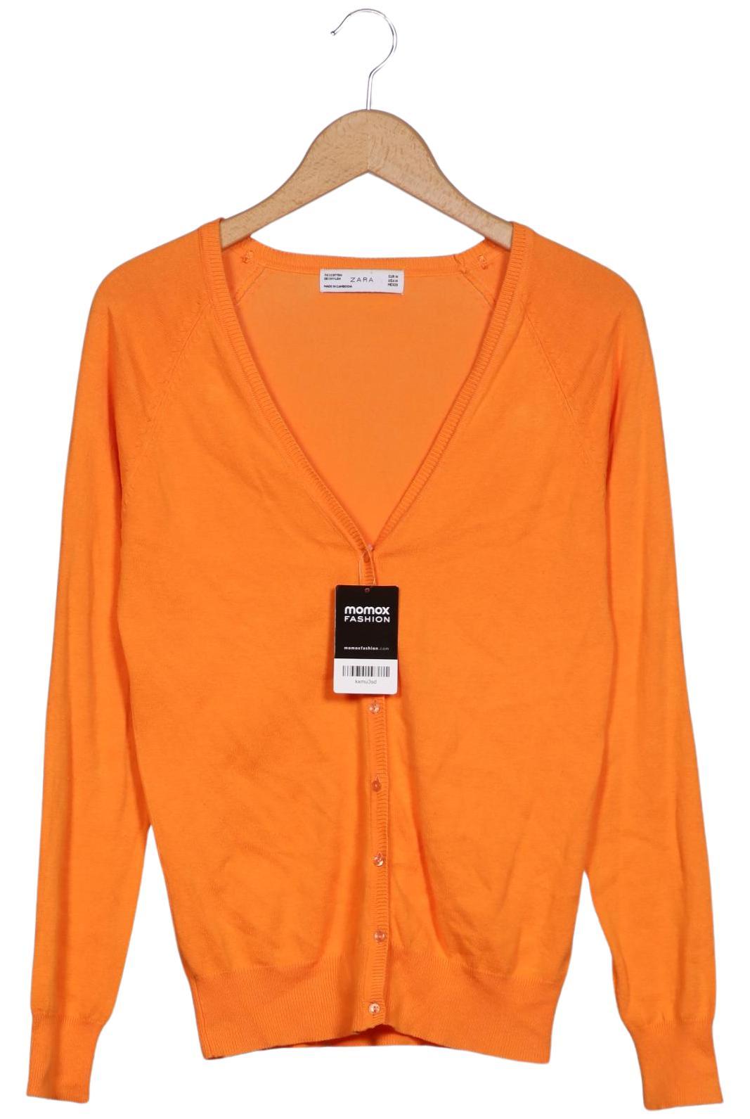 

Zara Damen Strickjacke, orange, Gr. 38