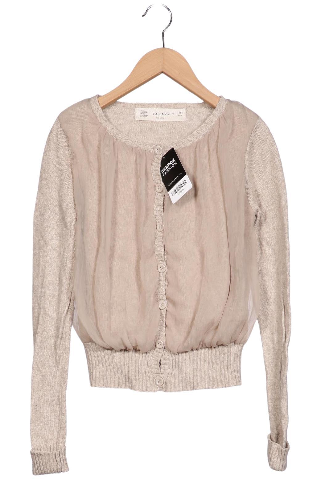 

Zara Damen Strickjacke, beige, Gr. 36