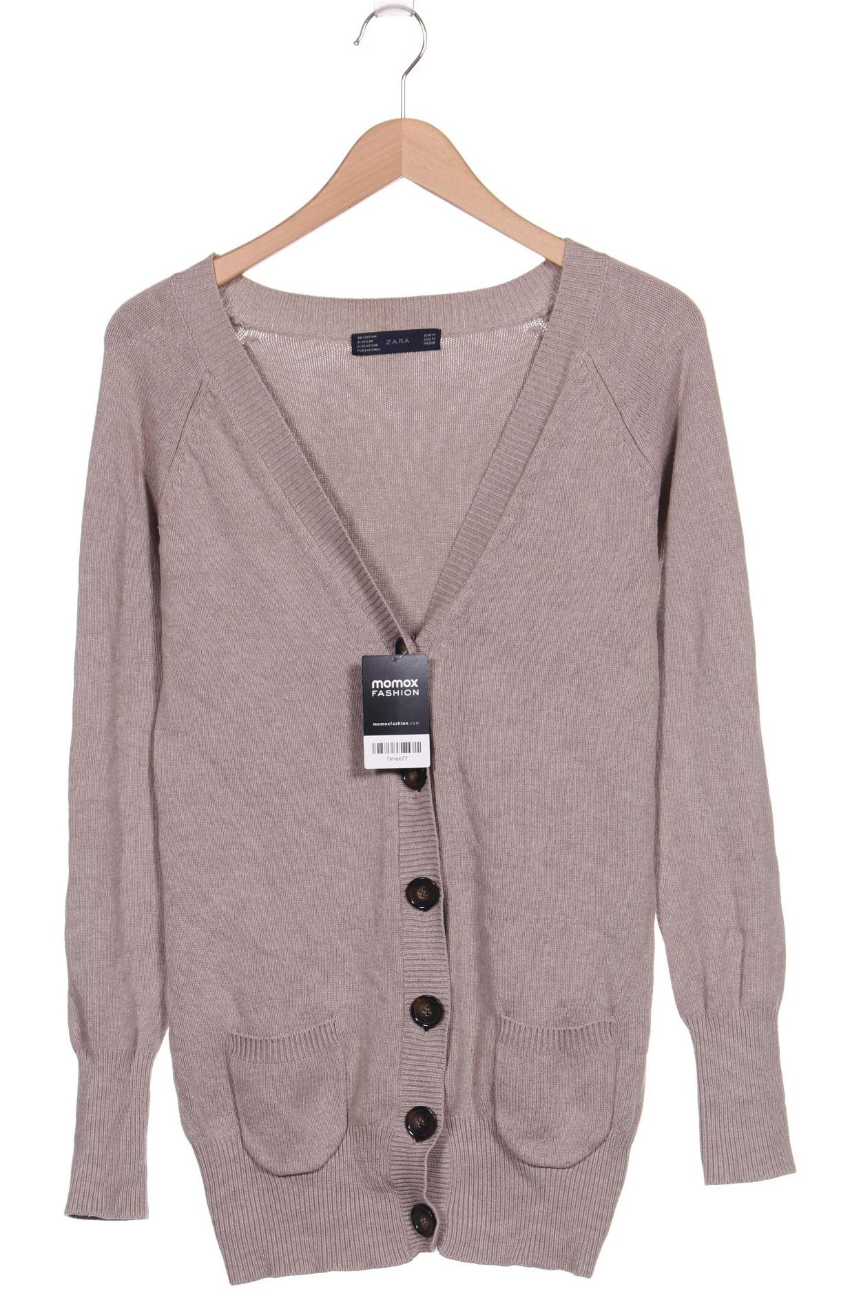 

ZARA Damen Strickjacke, beige